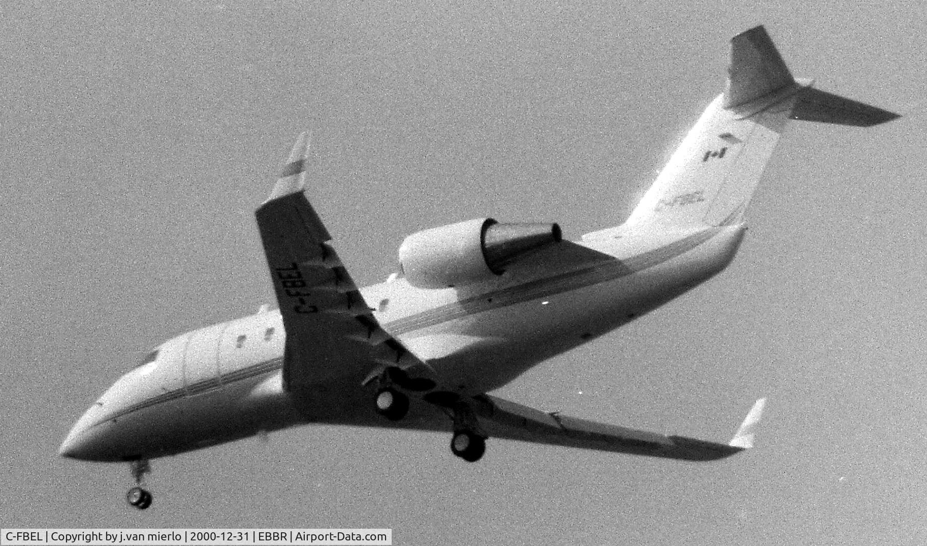 C-FBEL, 1984 Canadair Challenger 601 (CL-600-2A12) C/N 3028, Landing 25R Brussels '80