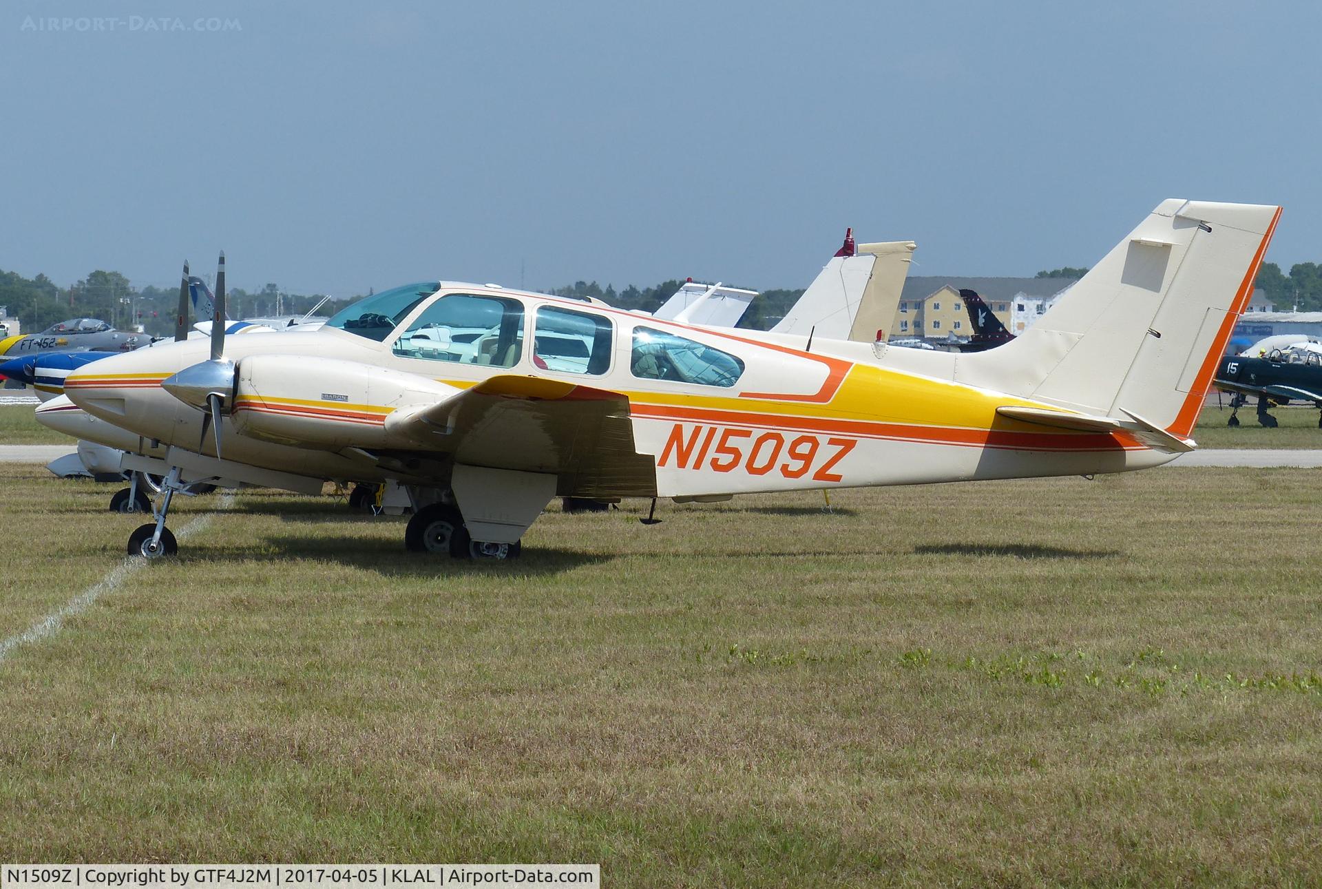 N1509Z, 1961 Beech 95-A55 Baron C/N TC-210, N1509Z  at Sun 'n Fun, Lakeland 5.4.17
