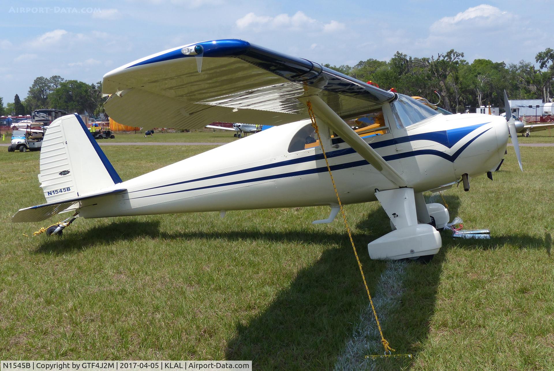 N1545B, 1948 Luscombe 8F Silvaire C/N 6172, N1545B  at Sun 'n Fun, Lakeland 5.4.17