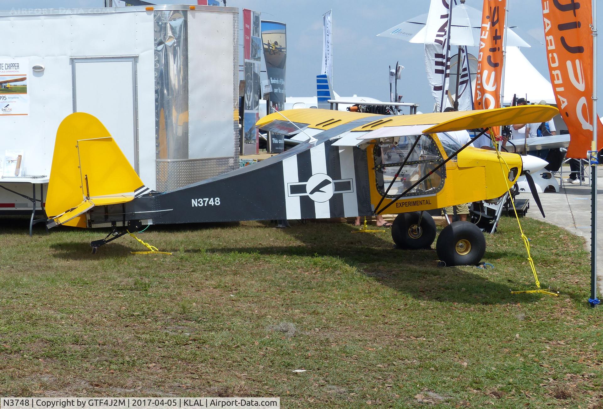 N3748, 2017 James Weibe Belite Pipper C/N 001, N3748  at Sun 'n Fun, Lakeland 5.4.17