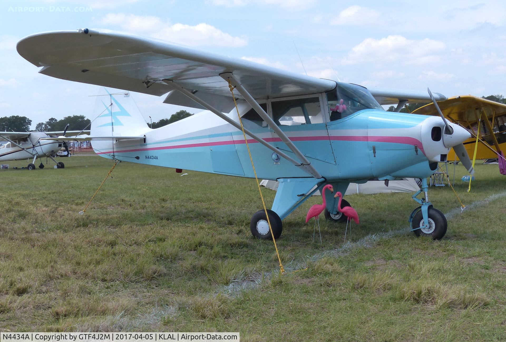 N4434A, 1956 Piper PA-22-150 C/N 22-3763, N4434A  at Sun 'n Fun, Lakeland 5.4.17