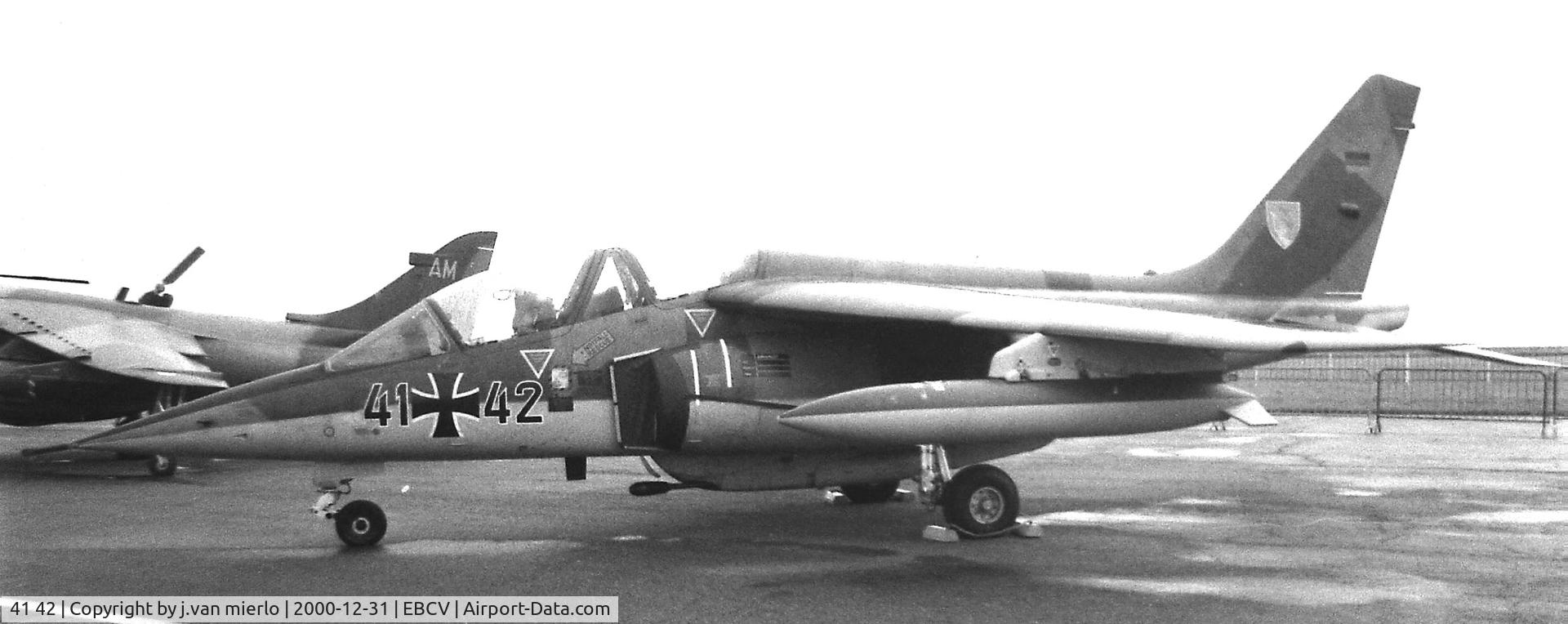 41 42, Dassault-Dornier Alpha Jet A C/N 0142, Chièvres, USAF air show '80s