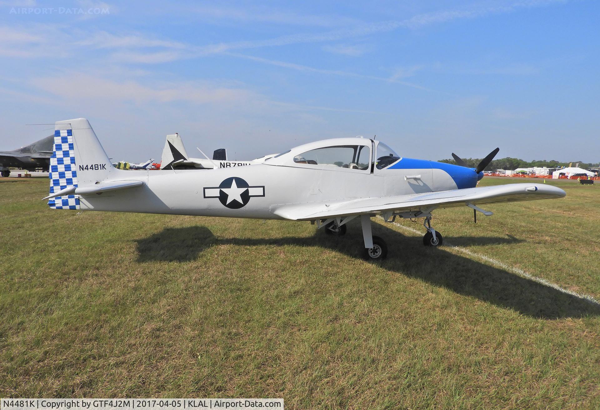 N4481K, 1948 Ryan Navion A C/N NAV-4-1481, N4481K  at Sun 'n Fun, Lakeland 5.4.17