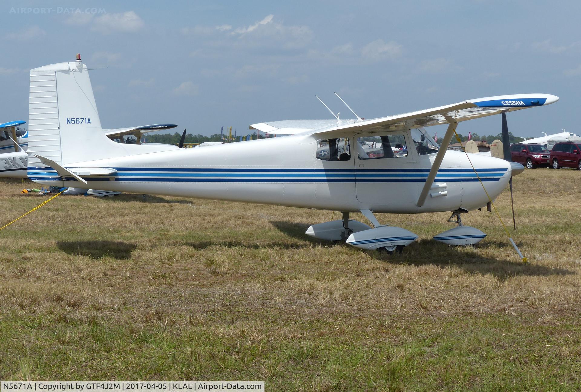 N5671A, 1956 Cessna 172 C/N 28271, N5671A  at Sun 'n Fun, Lakeland 5.4.17