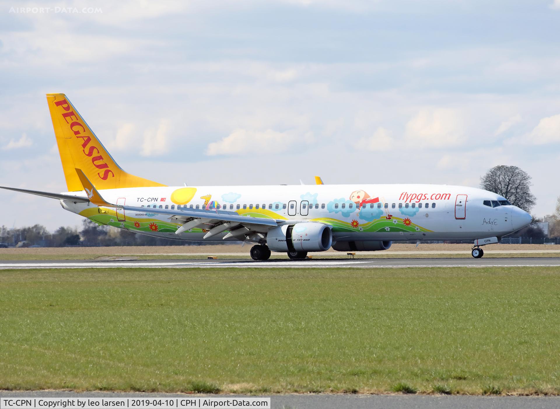 TC-CPN, 2015 Boeing 737-85R C/N 40013, Copenhagen 10.4.2019