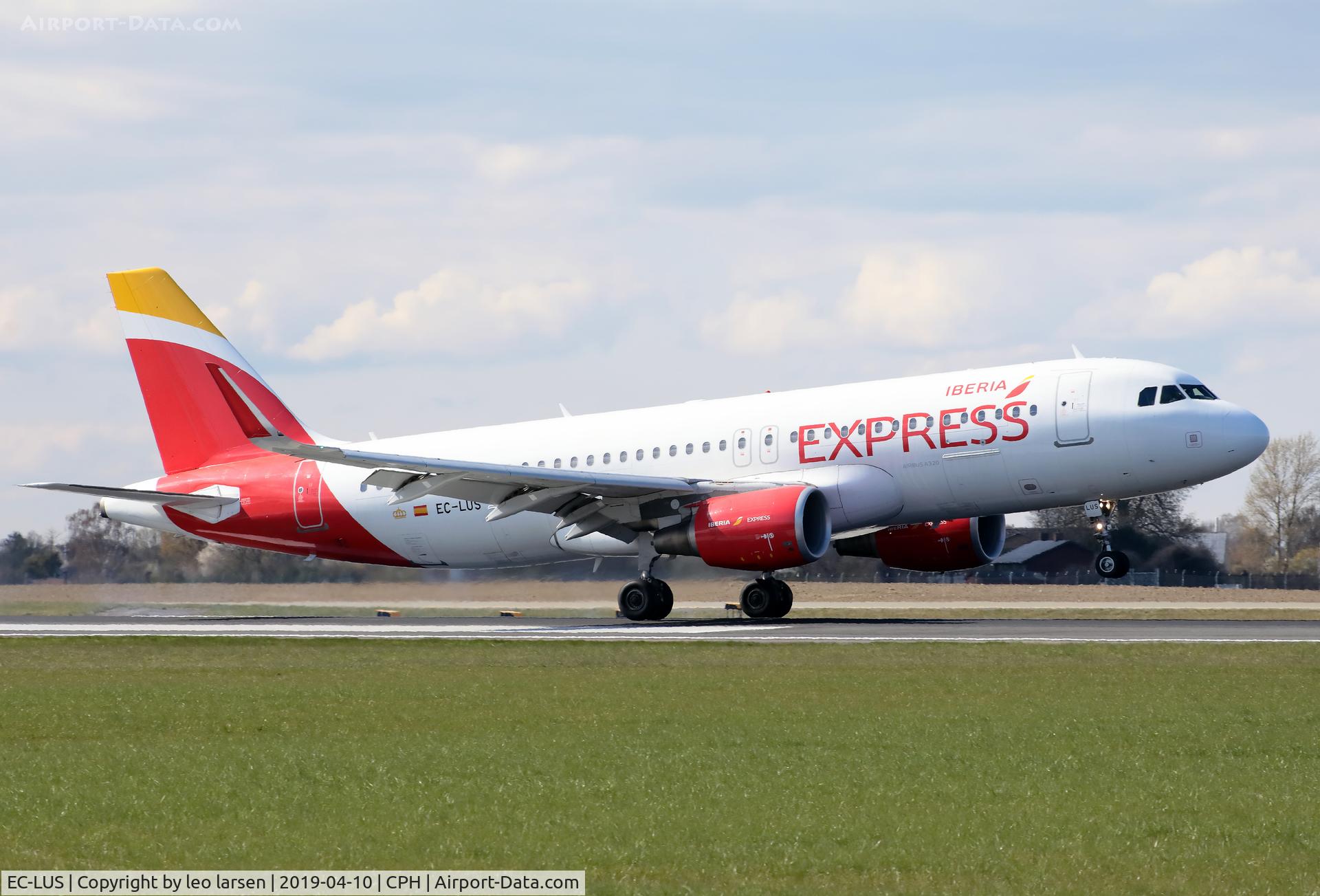 EC-LUS, 2013 Airbus A320-216 C/N 5501, Copenhagen 10.4.2019
