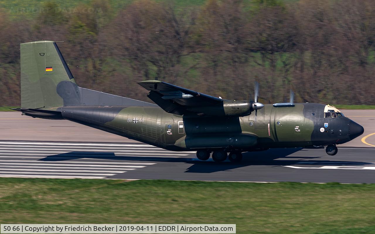 50 66, Transall C-160D C/N D103, touchdown on RW09