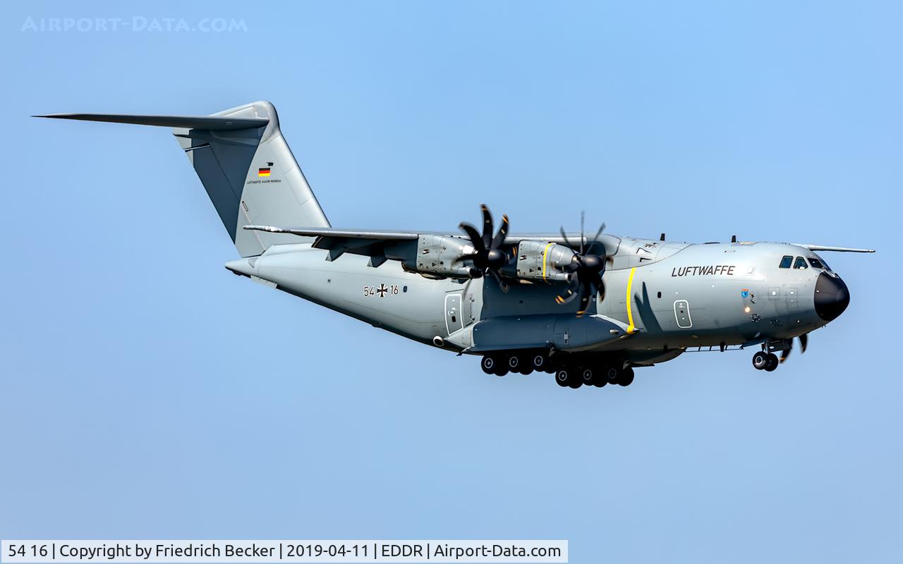 54 16, 2017 Airbus A400M Atlas C/N 064, on final RW09