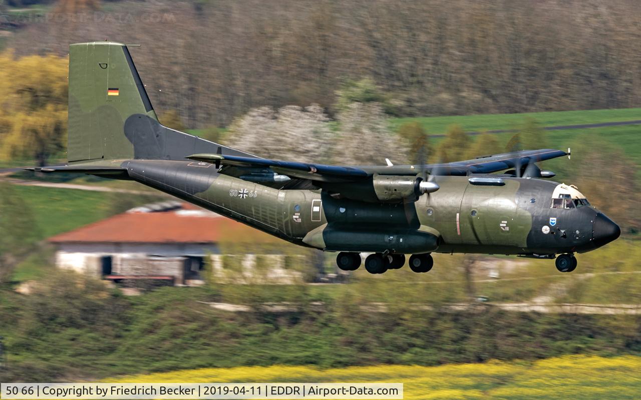 50 66, Transall C-160D C/N D103, on final RW09