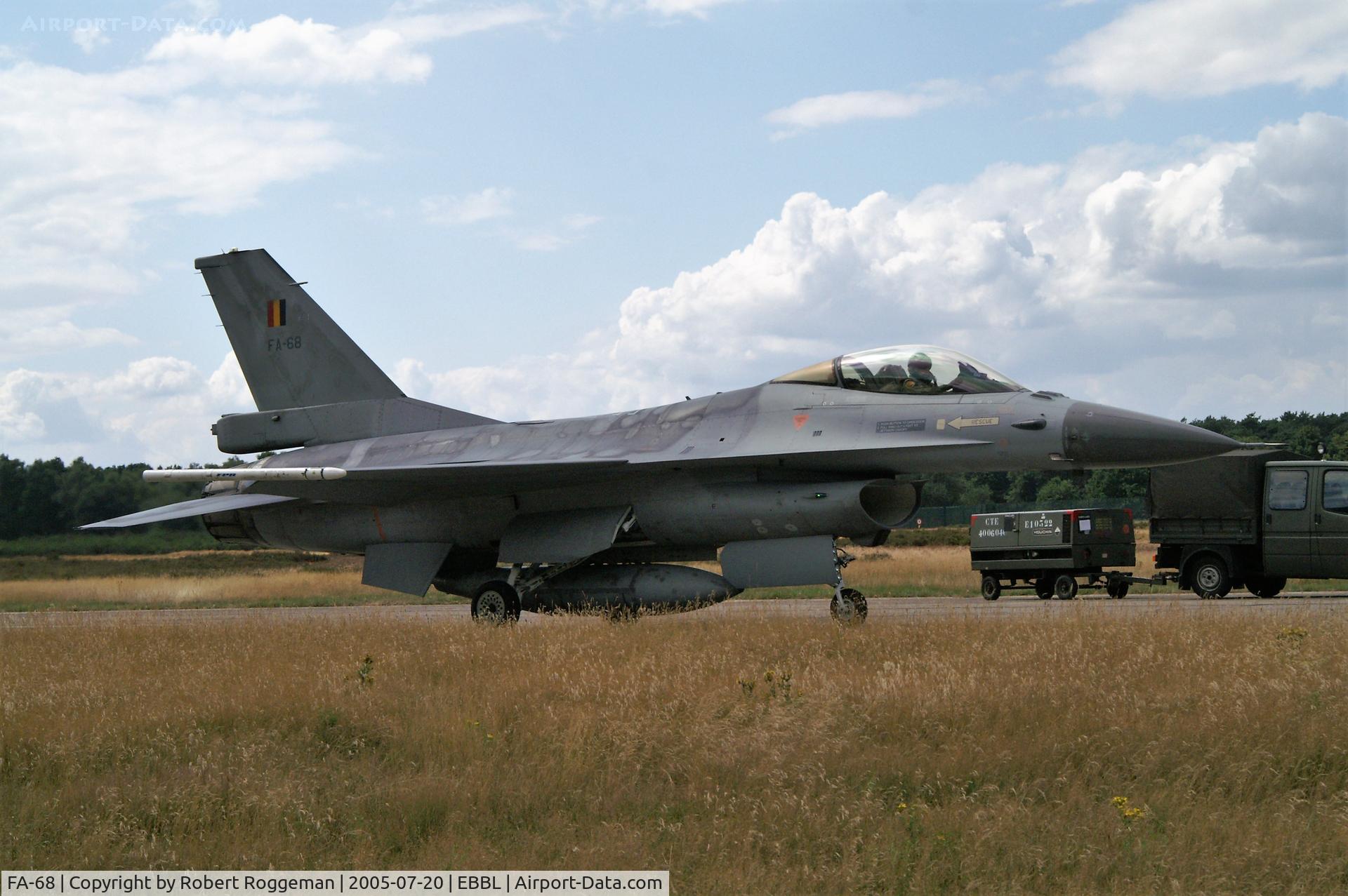 FA-68, SABCA F-16AM Fighting Falcon C/N 6H-68, OPEN DAY.