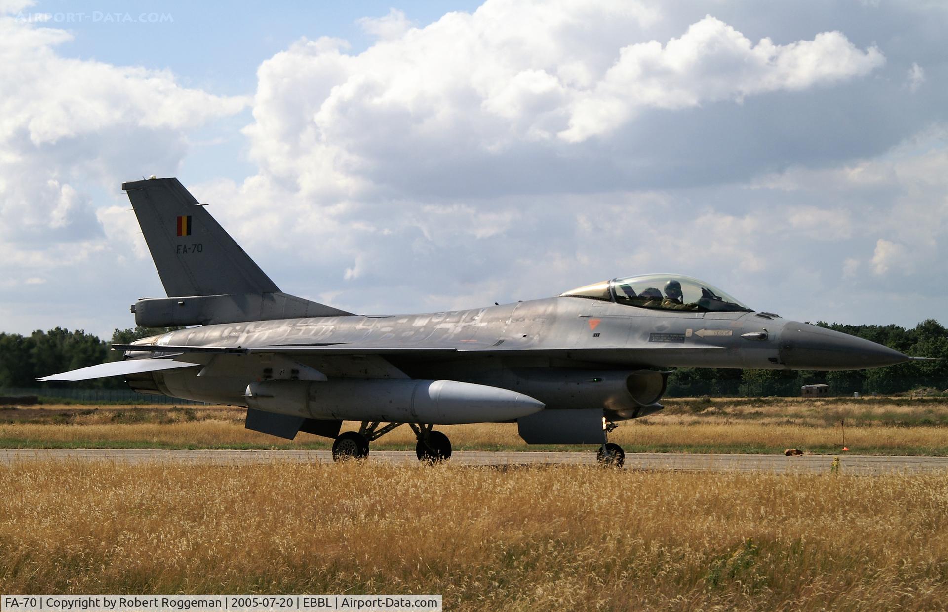 FA-70, SABCA F-16AM Fighting Falcon C/N 6H-70, OPEN DAY.