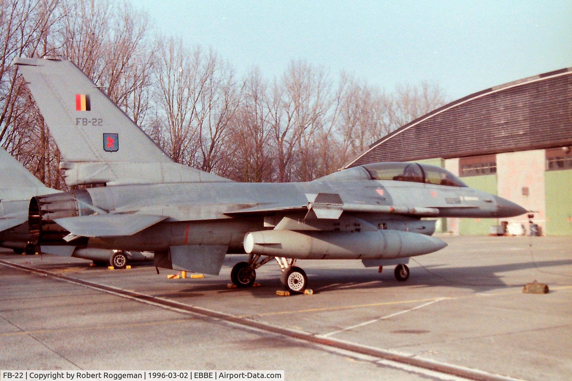 FB-22, General Dynamics F-16BM Fighting Falcon C/N 6J-22, F-16B.