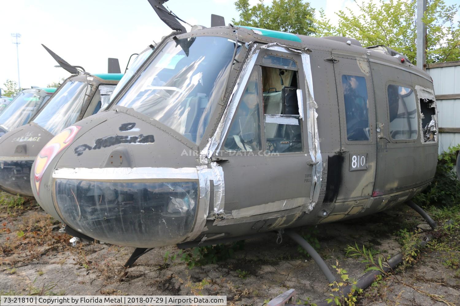 73-21810, 1973 Bell UH-1H Iroquois C/N 13498, UH-1H at Russell Museum