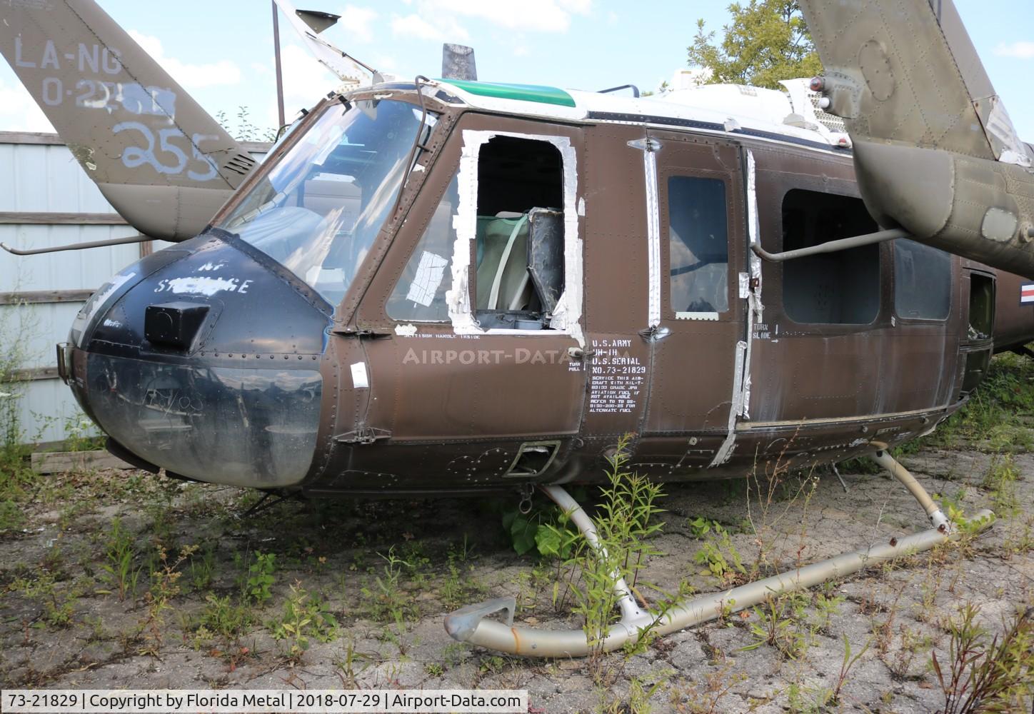 73-21829, 1973 Bell UH-1H C/N 13517, UH-1H at Russell Museum
