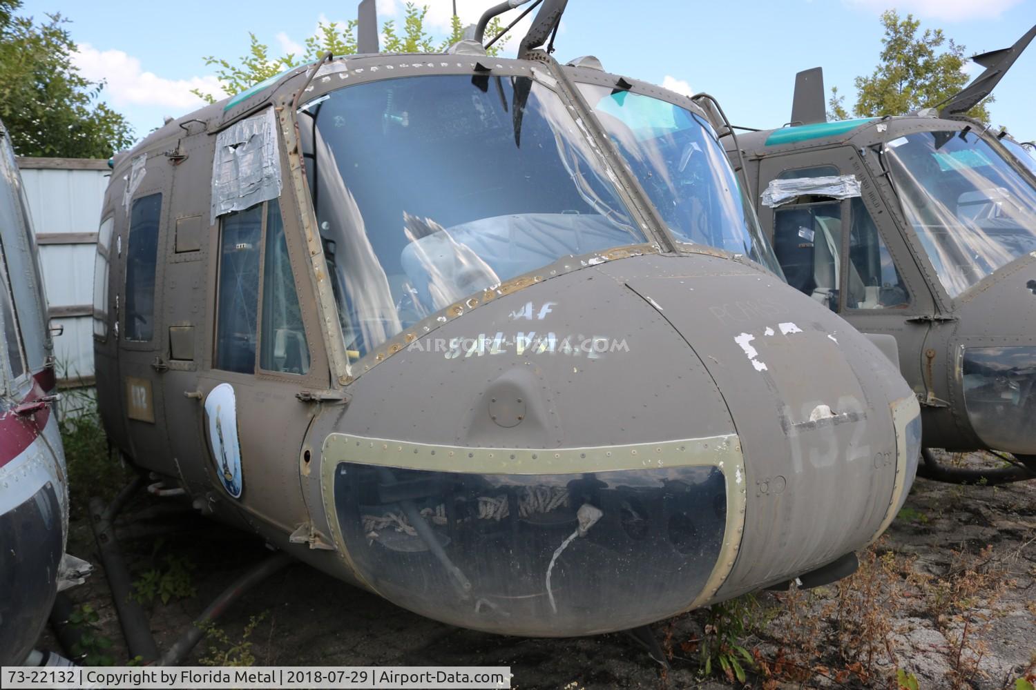 73-22132, 1973 Bell UH-1H Iroquois C/N 13615, UH-1H at Russell Museum