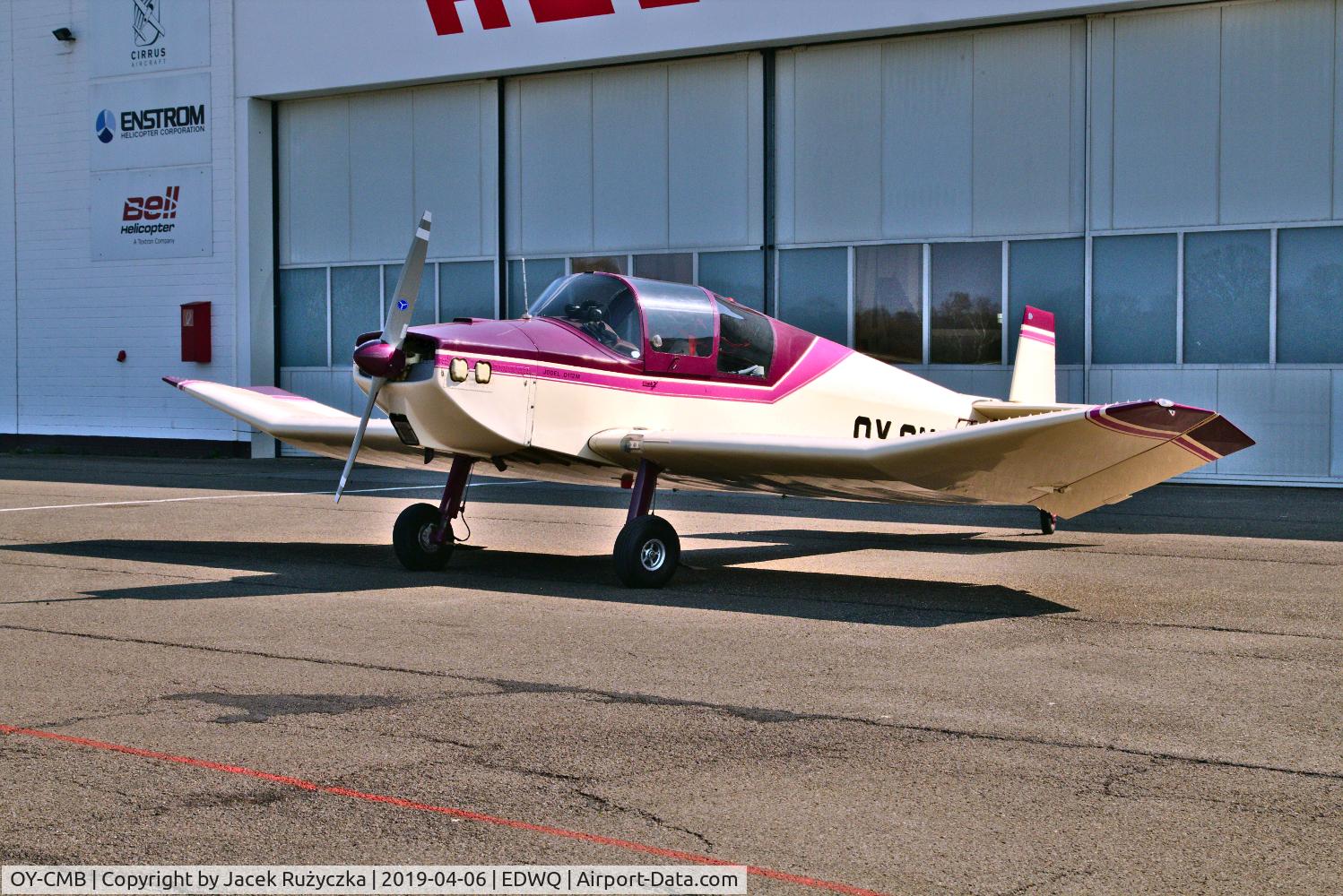OY-CMB, 1983 Jodel D-11-2M C/N S52/FR 1470, On the apron of Atlas Airfield at Ganderkesee, Germany.