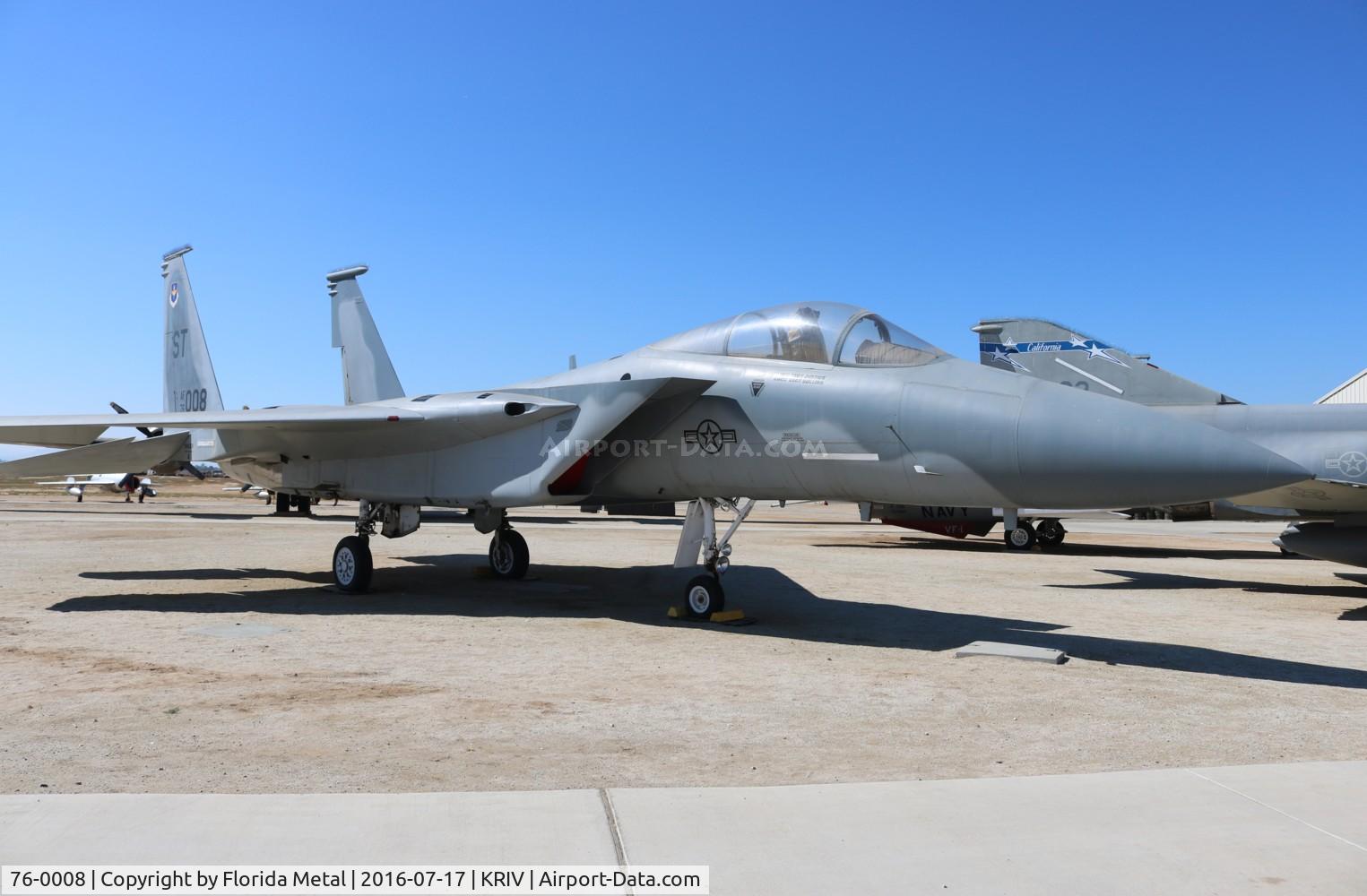 76-0008, 1976 McDonnell Douglas GF-15A Eagle C/N 0185, GF-15A