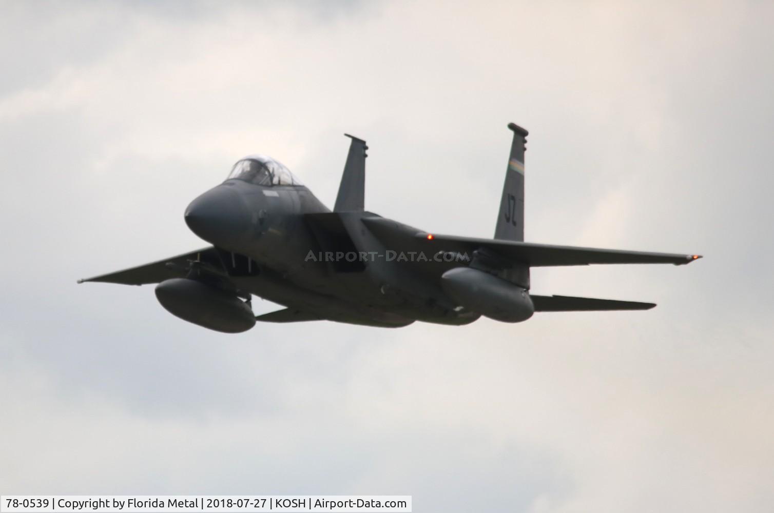 78-0539, 1978 McDonnell Douglas F-15C Eagle C/N 0529/C072, EAA Air Venture 2018