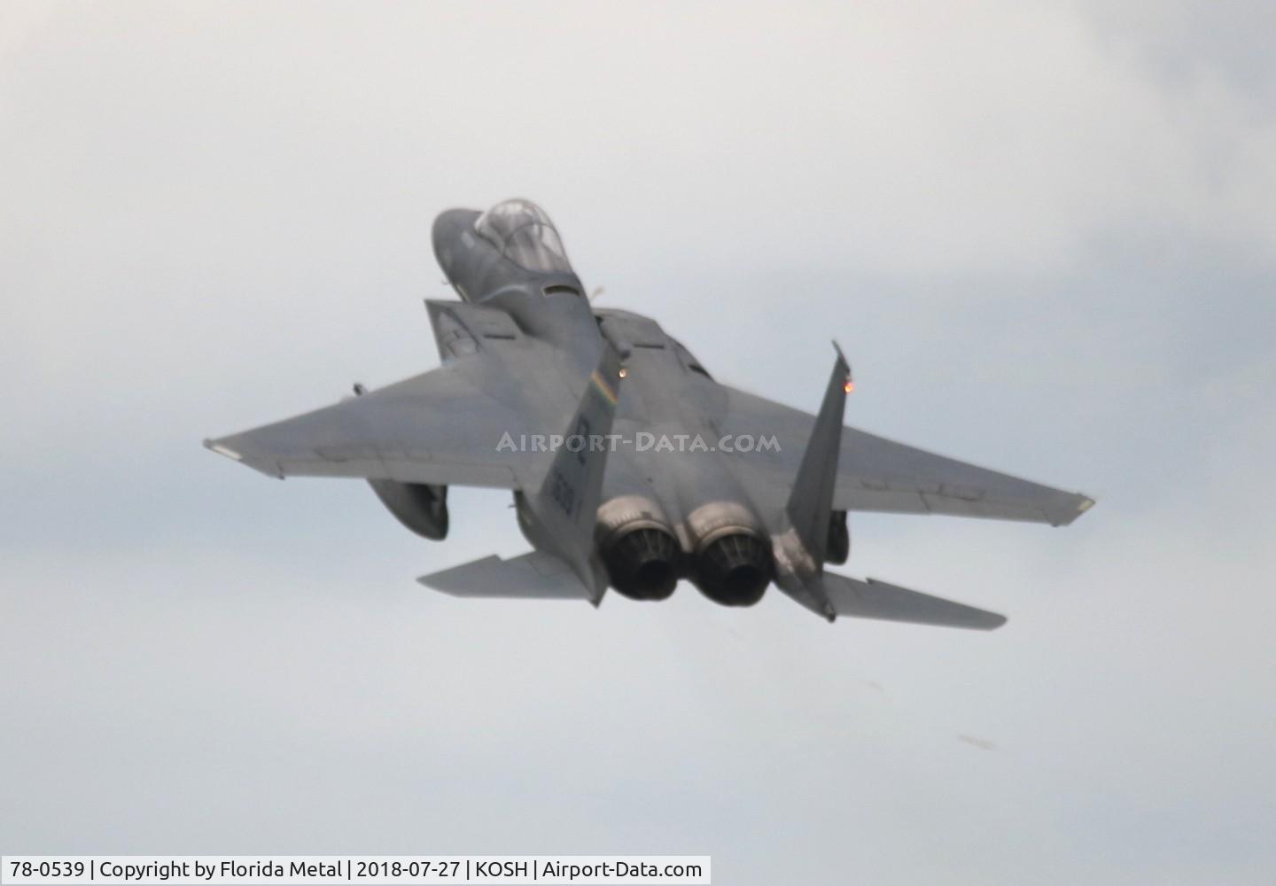 78-0539, 1978 McDonnell Douglas F-15C Eagle C/N 0529/C072, EAA Air Venture 2018