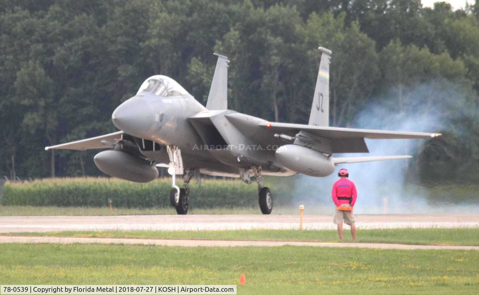 78-0539, 1978 McDonnell Douglas F-15C Eagle C/N 0529/C072, EAA Air Venture 2018