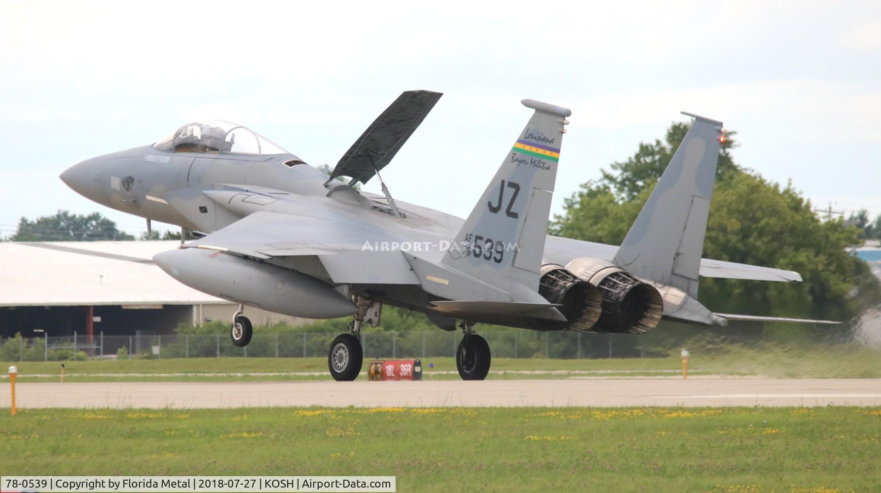 78-0539, 1978 McDonnell Douglas F-15C Eagle C/N 0529/C072, F-15C at EAA Air Venture 2018