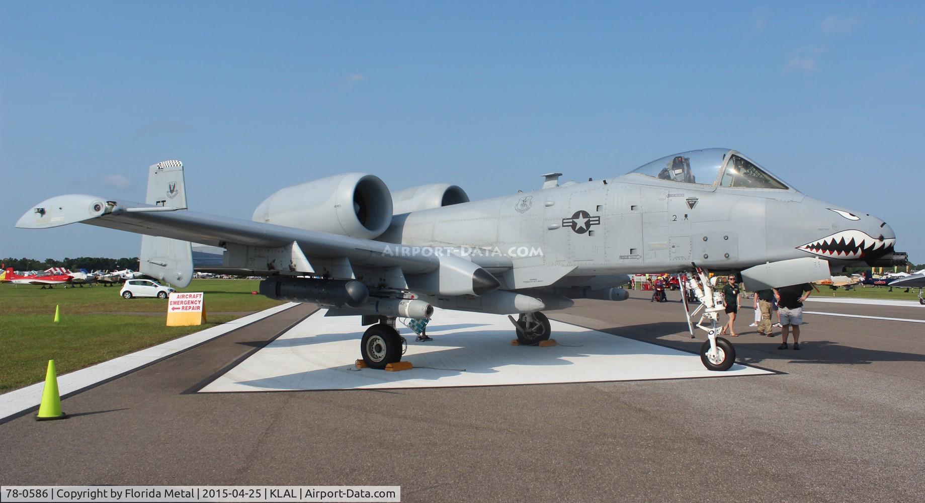 78-0586, 1978 Fairchild Republic A-10C Thunderbolt II C/N A10-0206, Sun N Fun 2015