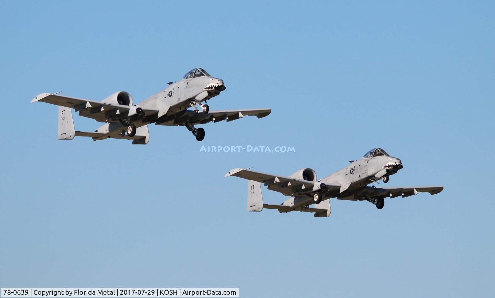 78-0639, 1978 Fairchild Republic A-10C Thunderbolt II C/N A10-0259, EAA Air Venture 2017