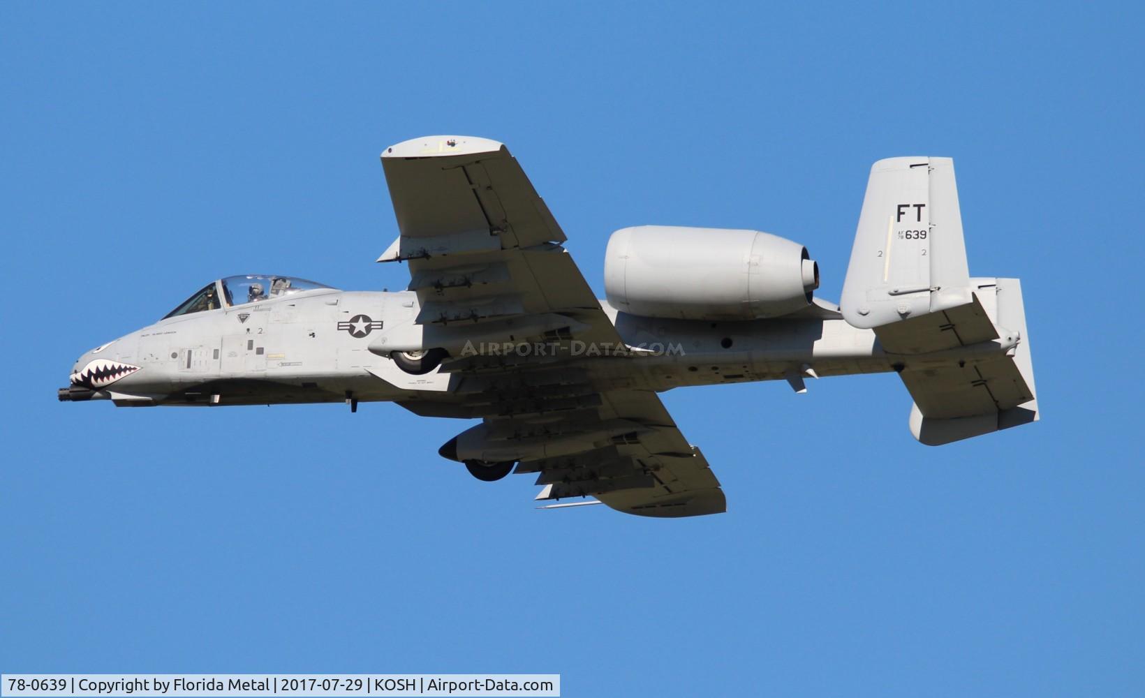 78-0639, 1978 Fairchild Republic A-10C Thunderbolt II C/N A10-0259, EAA Air Venture 2017
