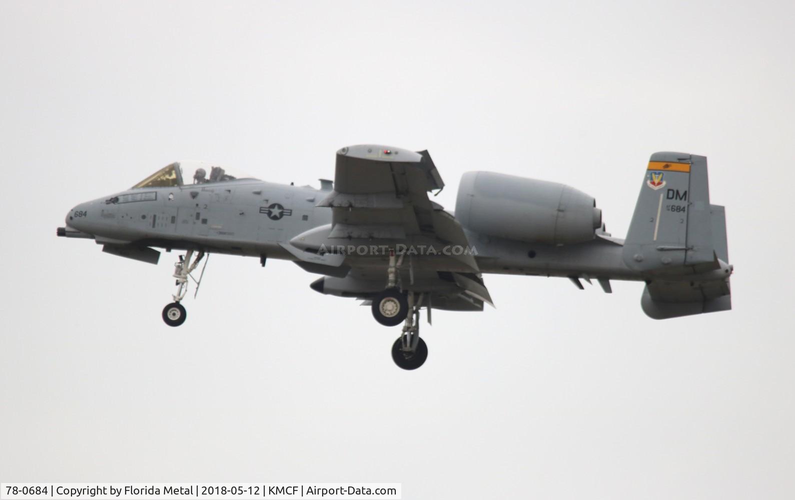 78-0684, 1978 Fairchild Republic A-10C Thunderbolt II C/N A10-0304, MacDill Air Fest 2018