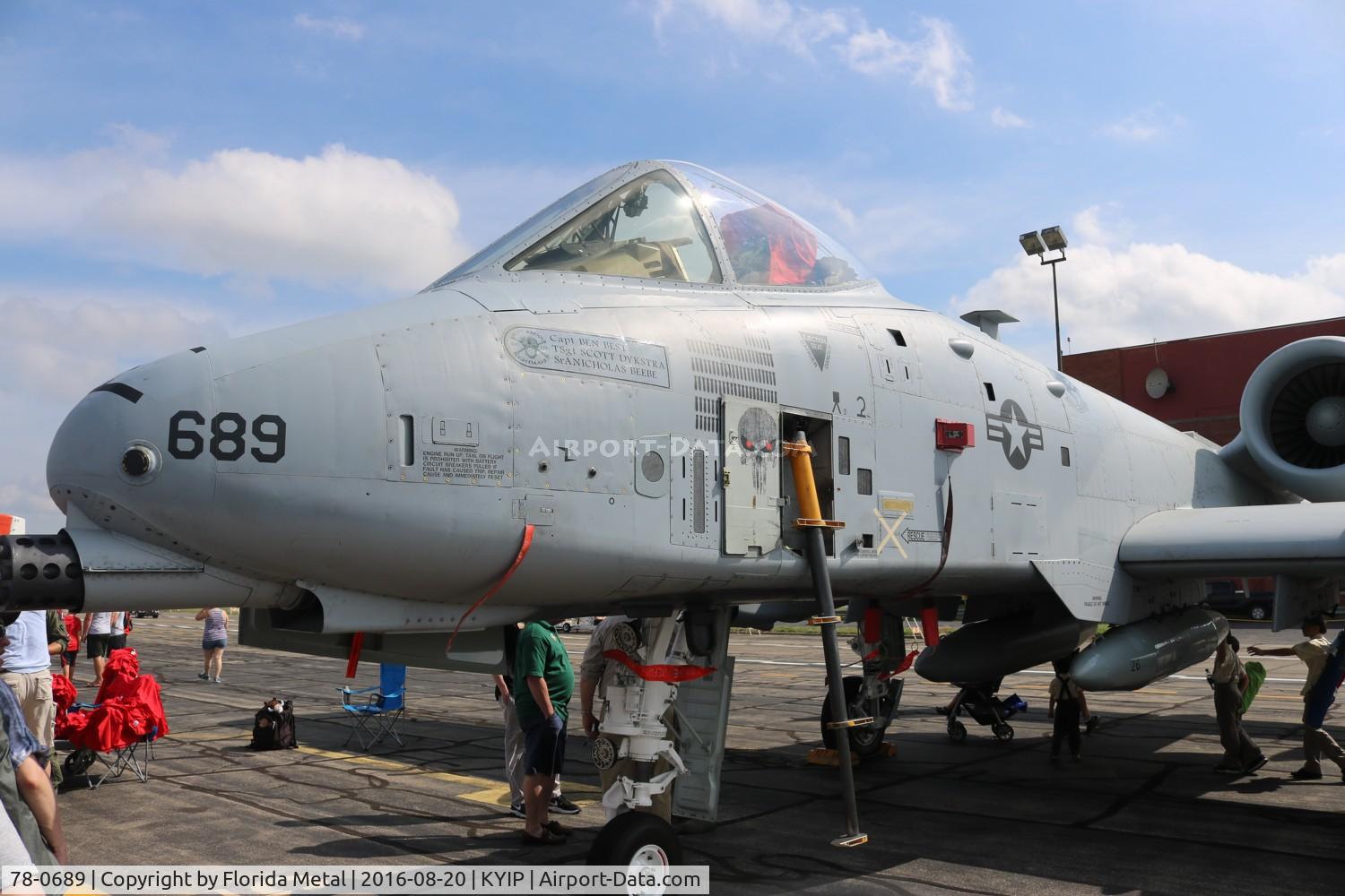78-0689, 1979 Fairchild Republic A-10C Thunderbolt II C/N A10-0309, Thunder Over Michigan 2016