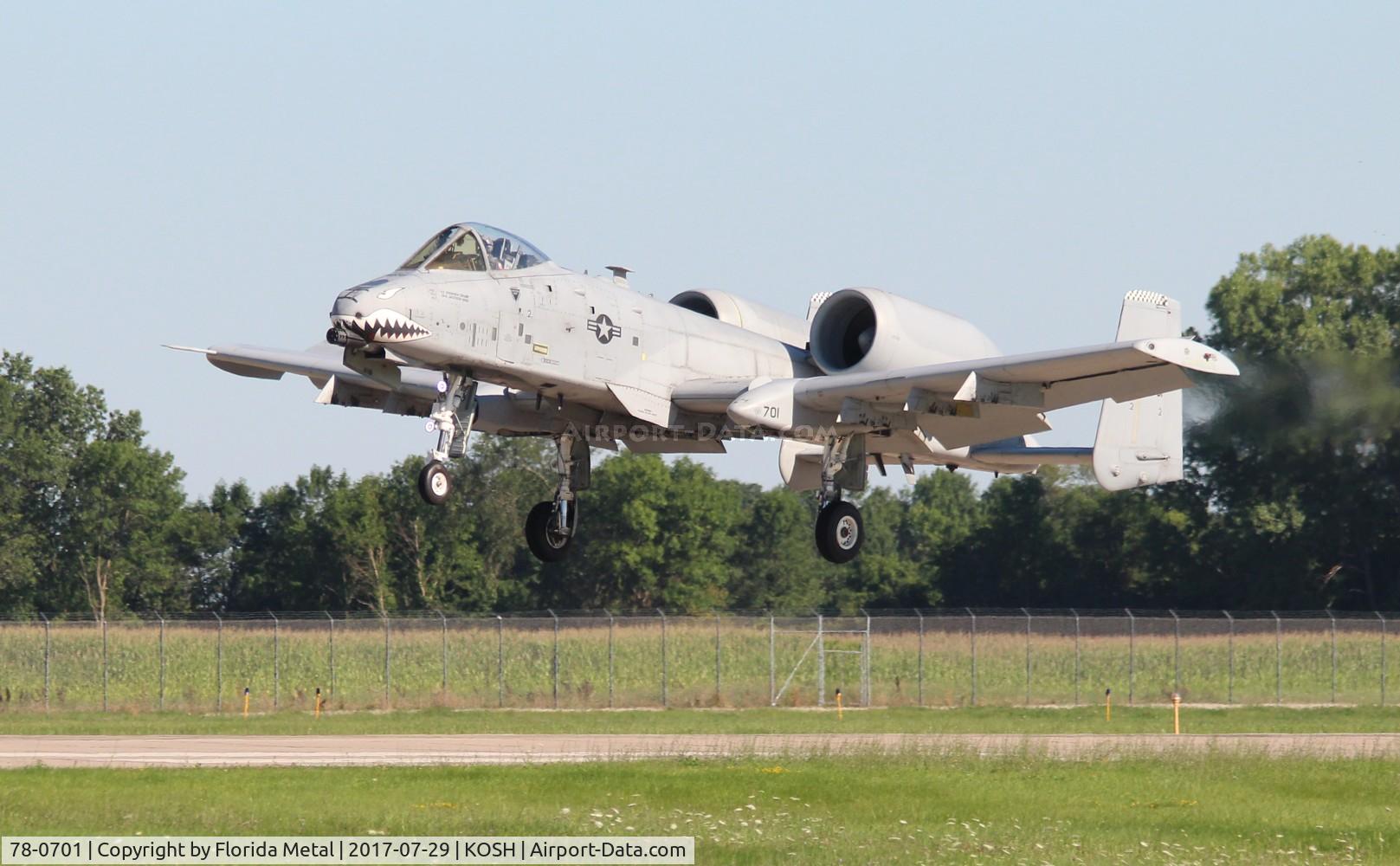 78-0701, 1978 Fairchild Republic A-10C Thunderbolt II C/N A10-0321, EAA Air Venture 2017
