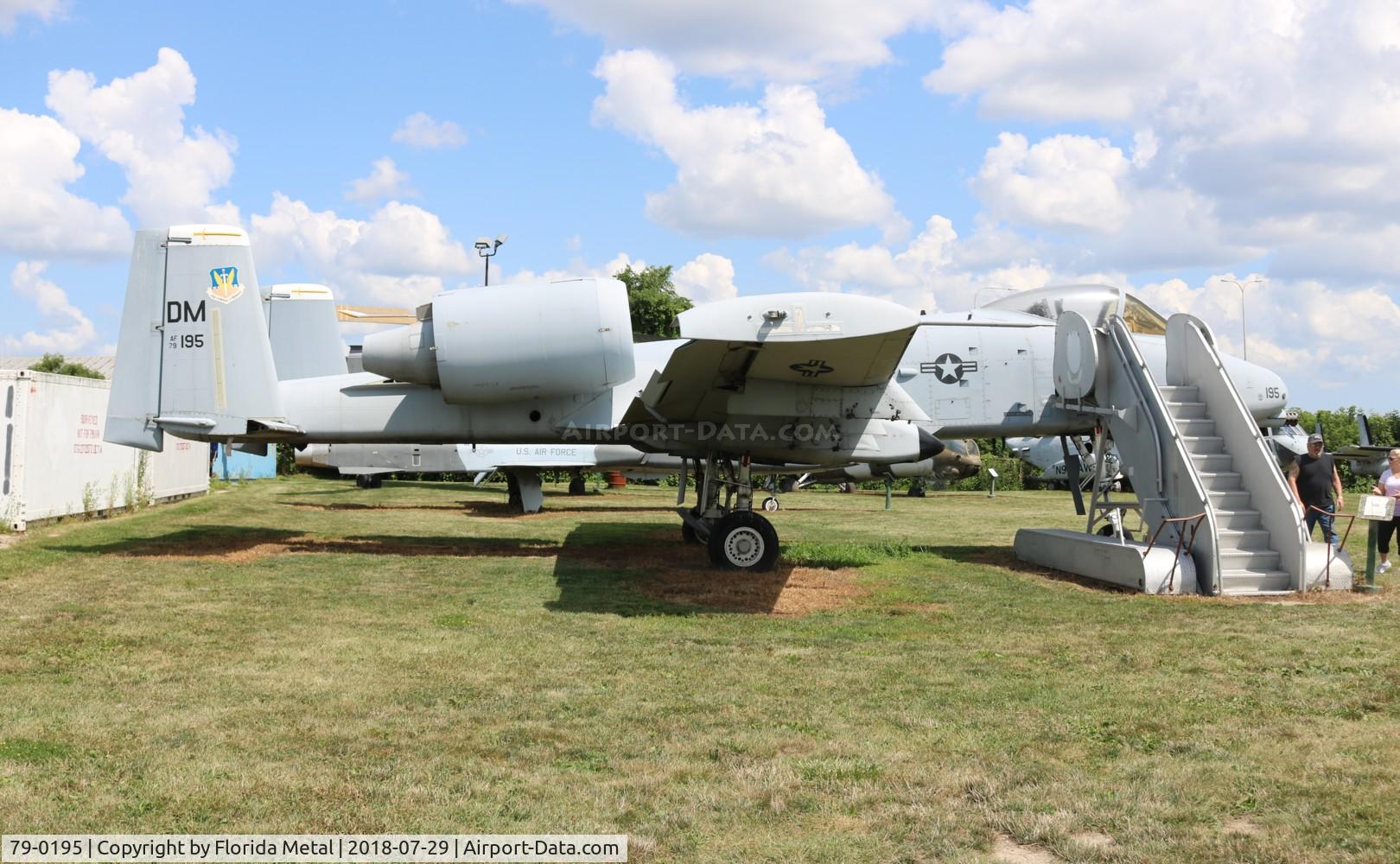 79-0195, Fairchild Republic A-10A Thunderbolt II C/N A10-0459, A-10A at Russell Museum