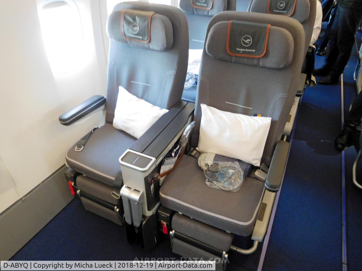 D-ABYQ, 2014 Boeing 747-830 C/N 37840, LH's Premium Economy (HND-FRA)