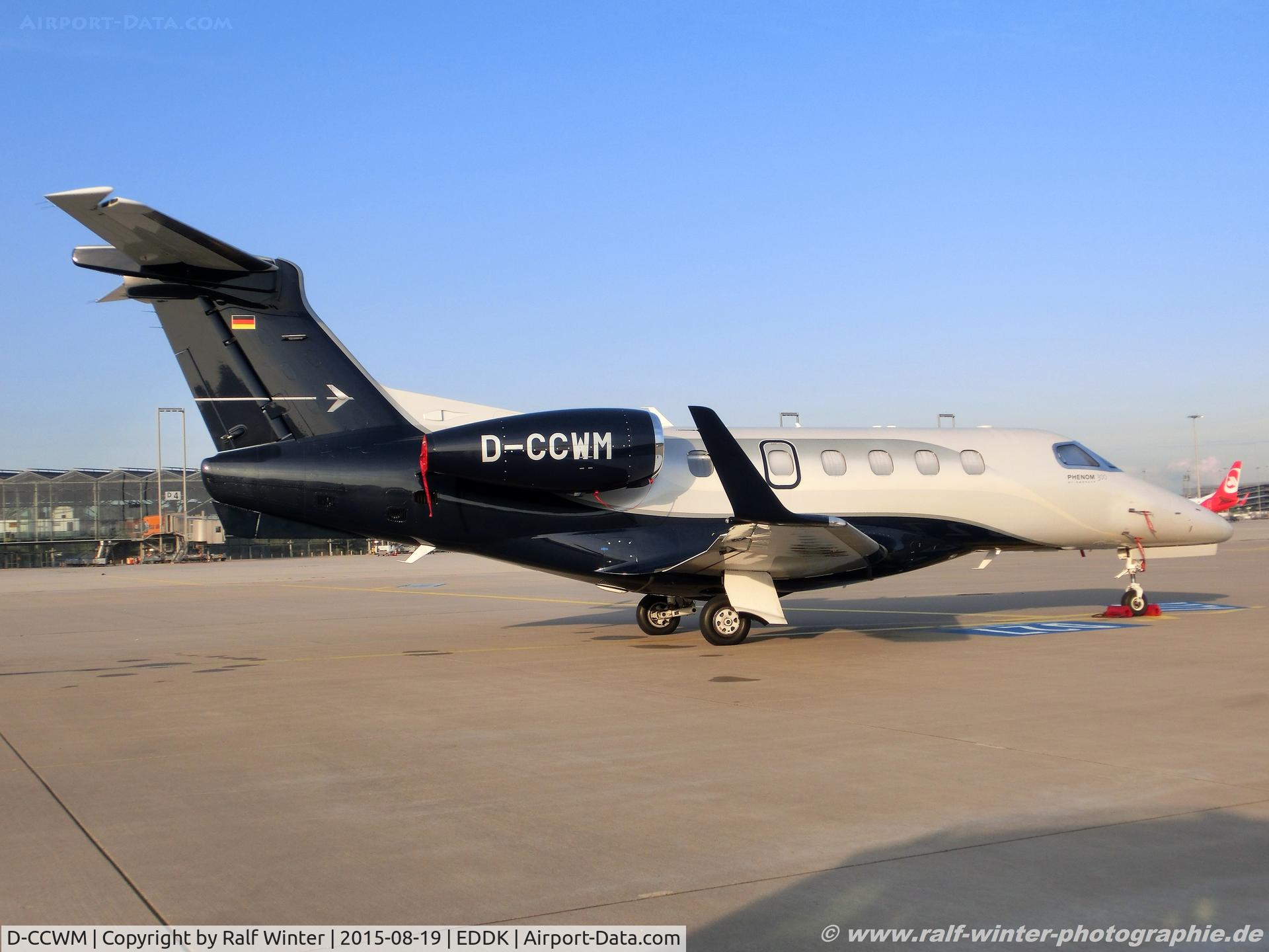 D-CCWM, 2014 Embraer EMB-505 Phenom 300 C/N 50500232, Embraer Phenom 300 EMB-505 - MHV MHS Aviation GmbH - 50500232 - D-CCWM - 19.08.2015 - CGN