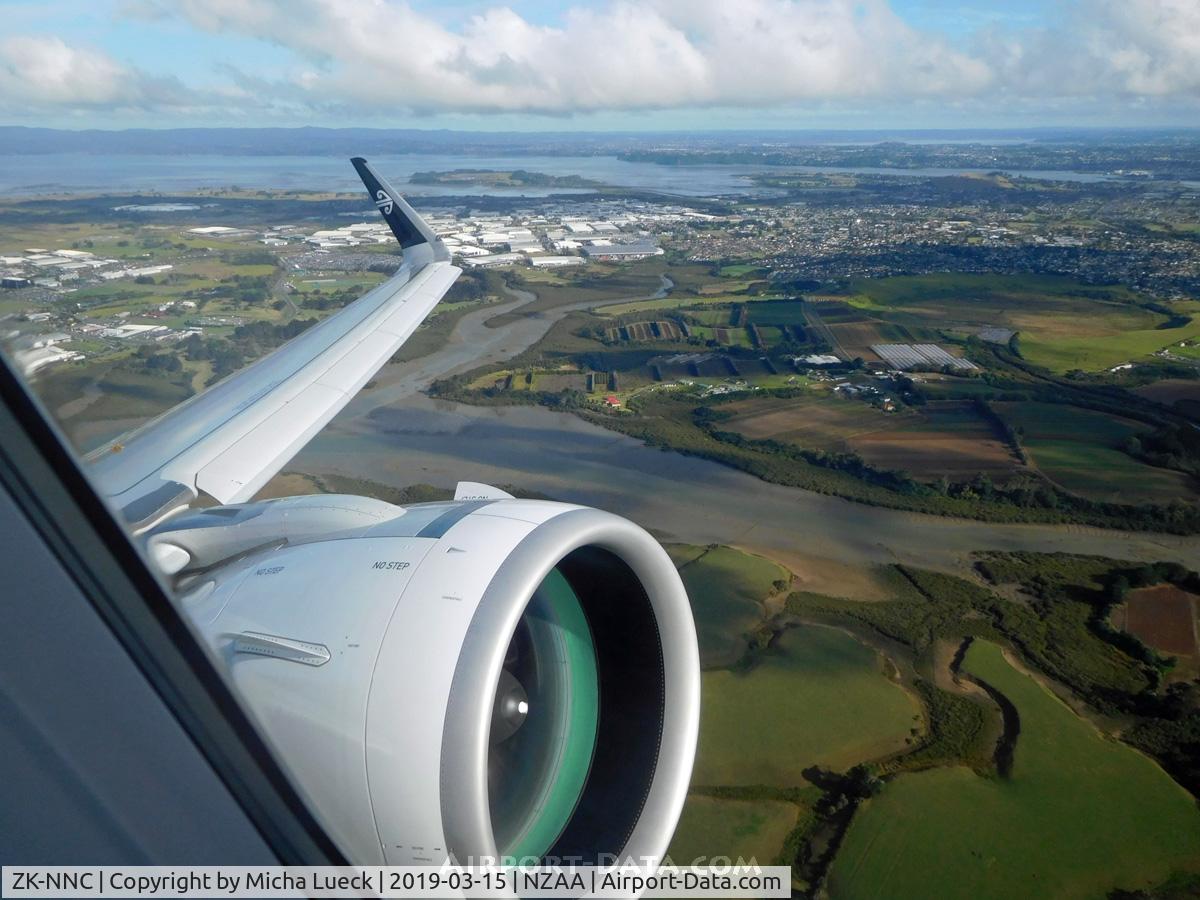 ZK-NNC, 2018 Airbus A321-271NX C/N 8573, Climbing out of Auckland (AKL-OOL)
