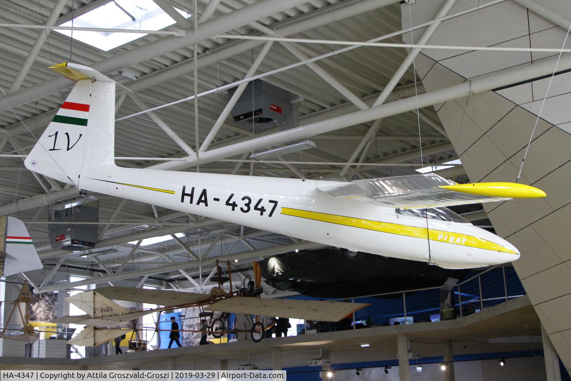 HA-4347, 1976 PZL-Bielsko SZD-30 Pirat C/N S-07.07, RepTár. Szolnok aviation history museum, Hungary