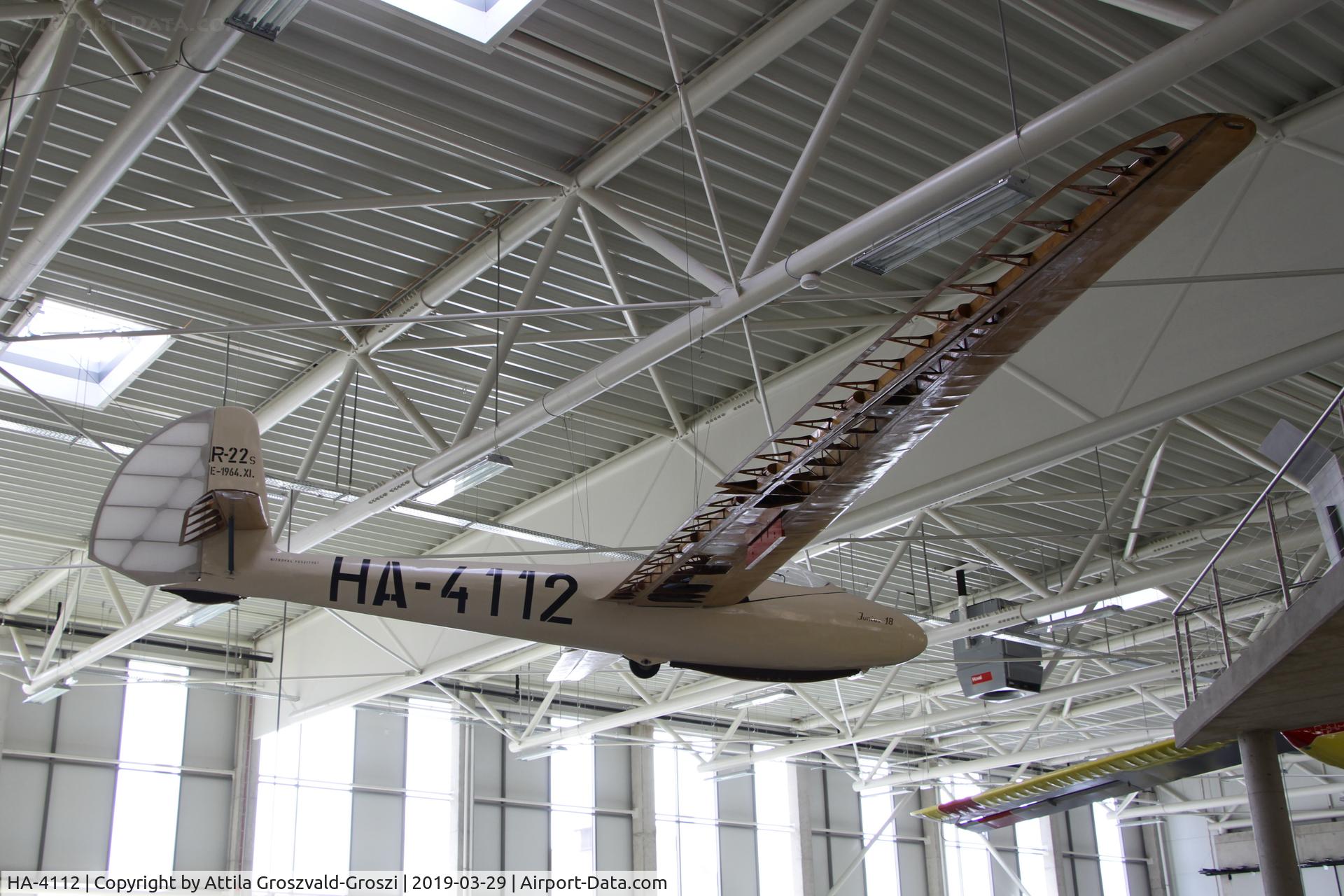 HA-4112, 1950 Rubik R-22S Junius 18 C/N E-890, RepTár. Szolnok aviation history museum, Hungary