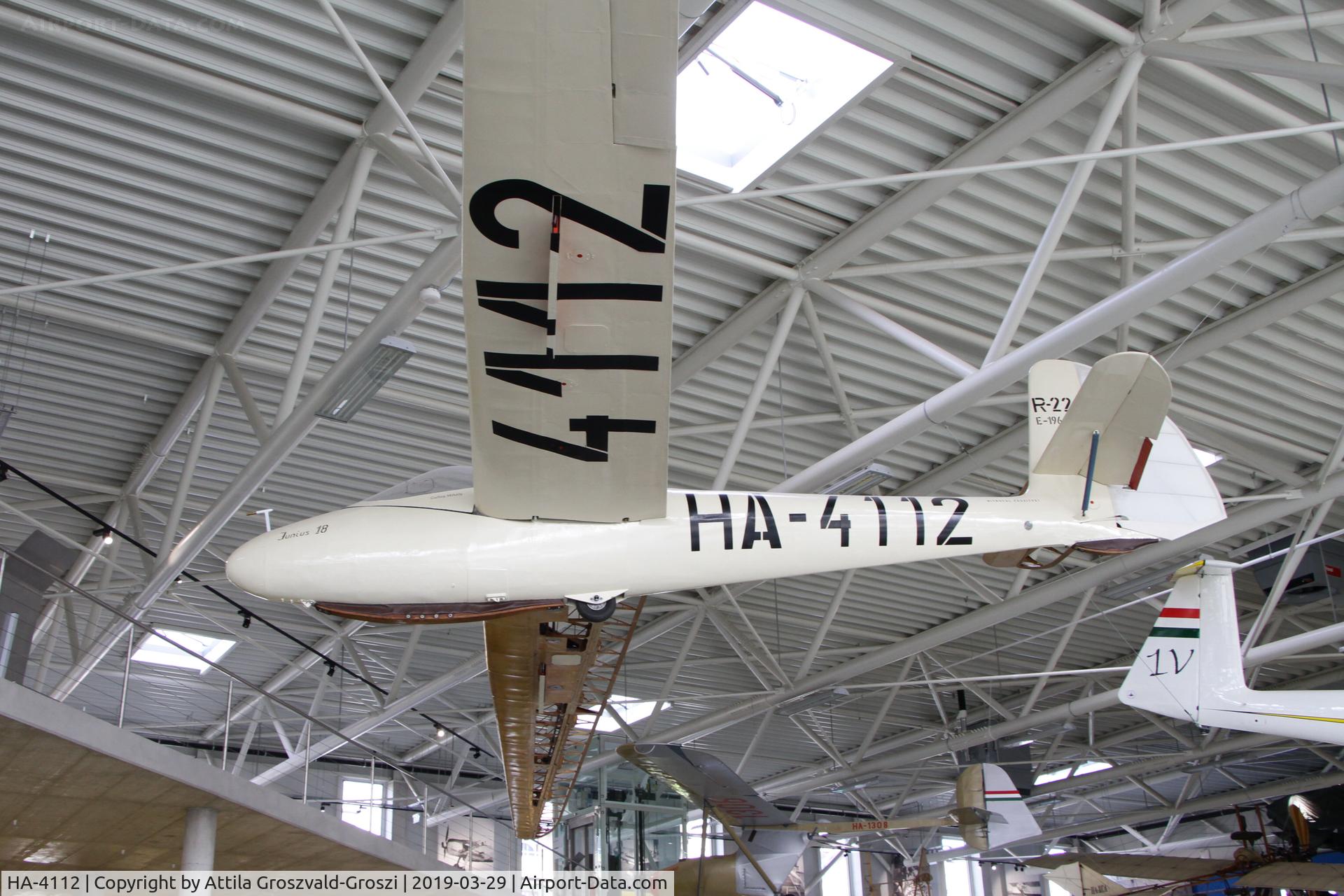 HA-4112, 1950 Rubik R-22S Junius 18 C/N E-890, RepTár. Szolnok aviation history museum, Hungary
