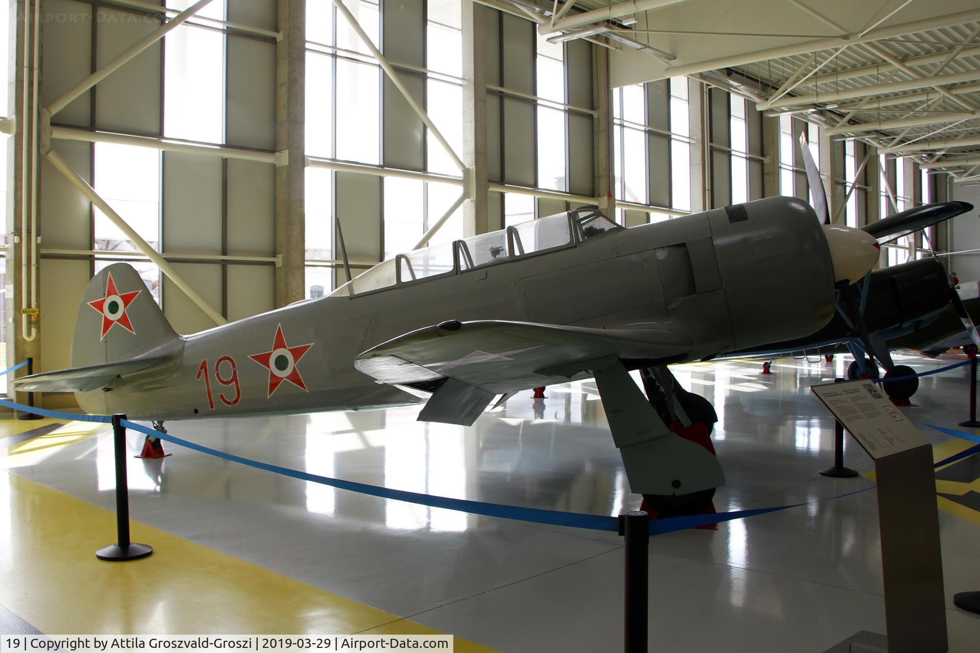 19, 1955 Let C-11 (Yak-11) C/N 171119, RepTár. Szolnok aviation history museum, Hungary