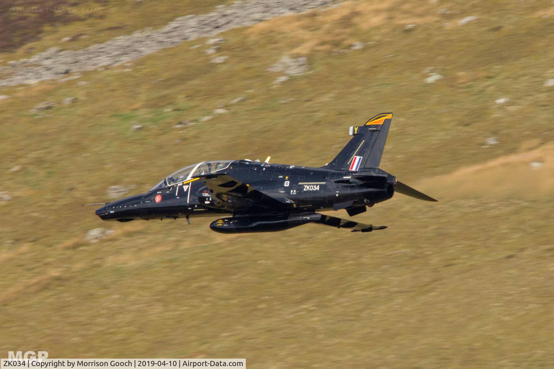 ZK034, 2010 British Aerospace Hawk T2 C/N RT025/1263, Taken from CAD East