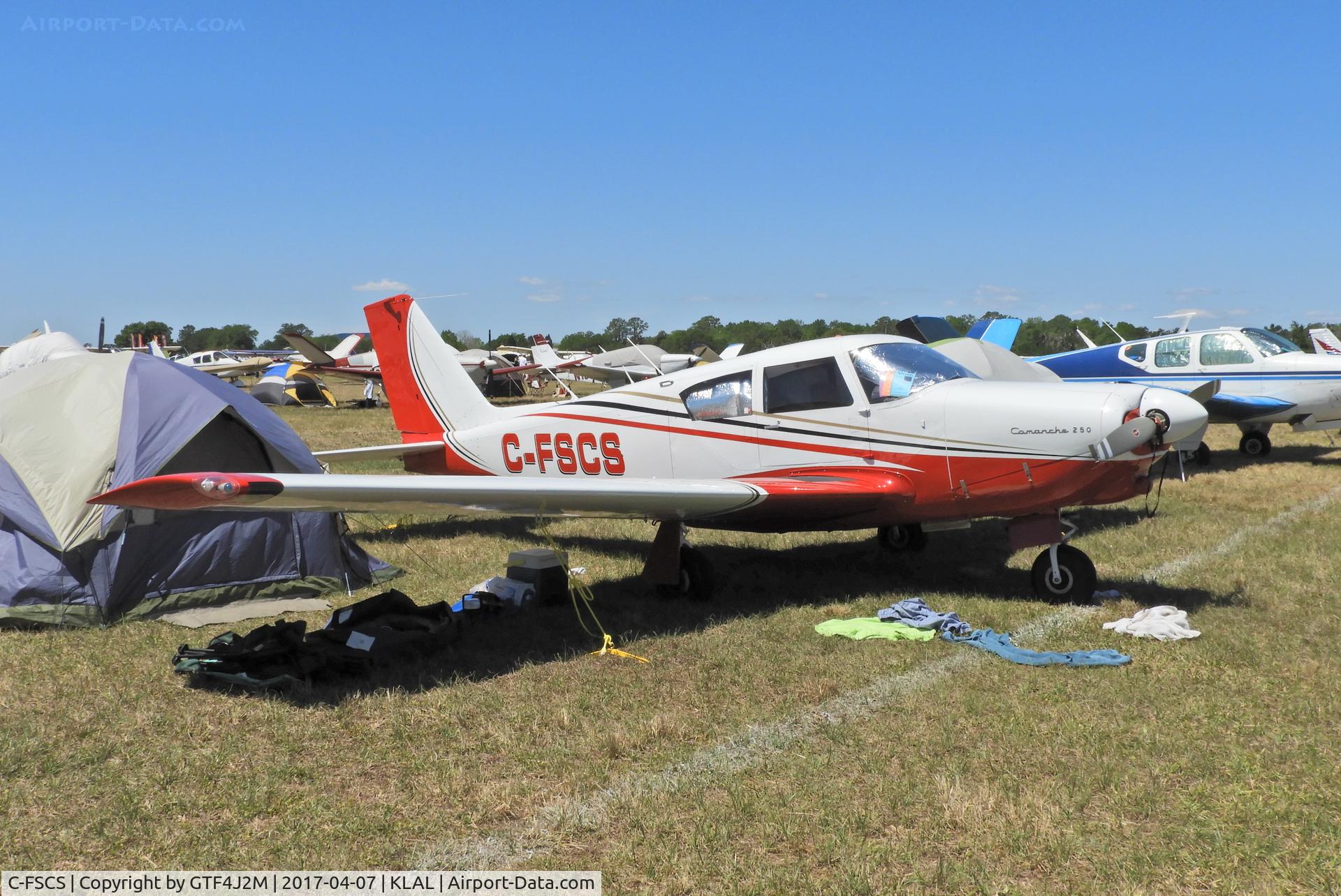 C-FSCS, 1963 Piper PA-24-250 Comanche C/N 24-3487, C-FSCS  at Sun 'n Fun, Lakeland 7.4.17
