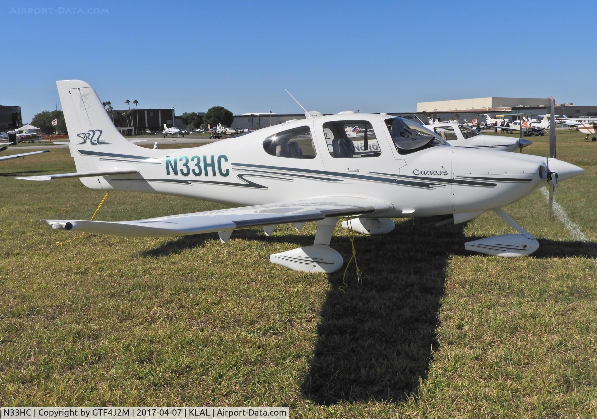 N33HC, 2004 Cirrus SR22 C/N 0815, N33HC  at Sun 'n Fun, Lakeland 7.4.17