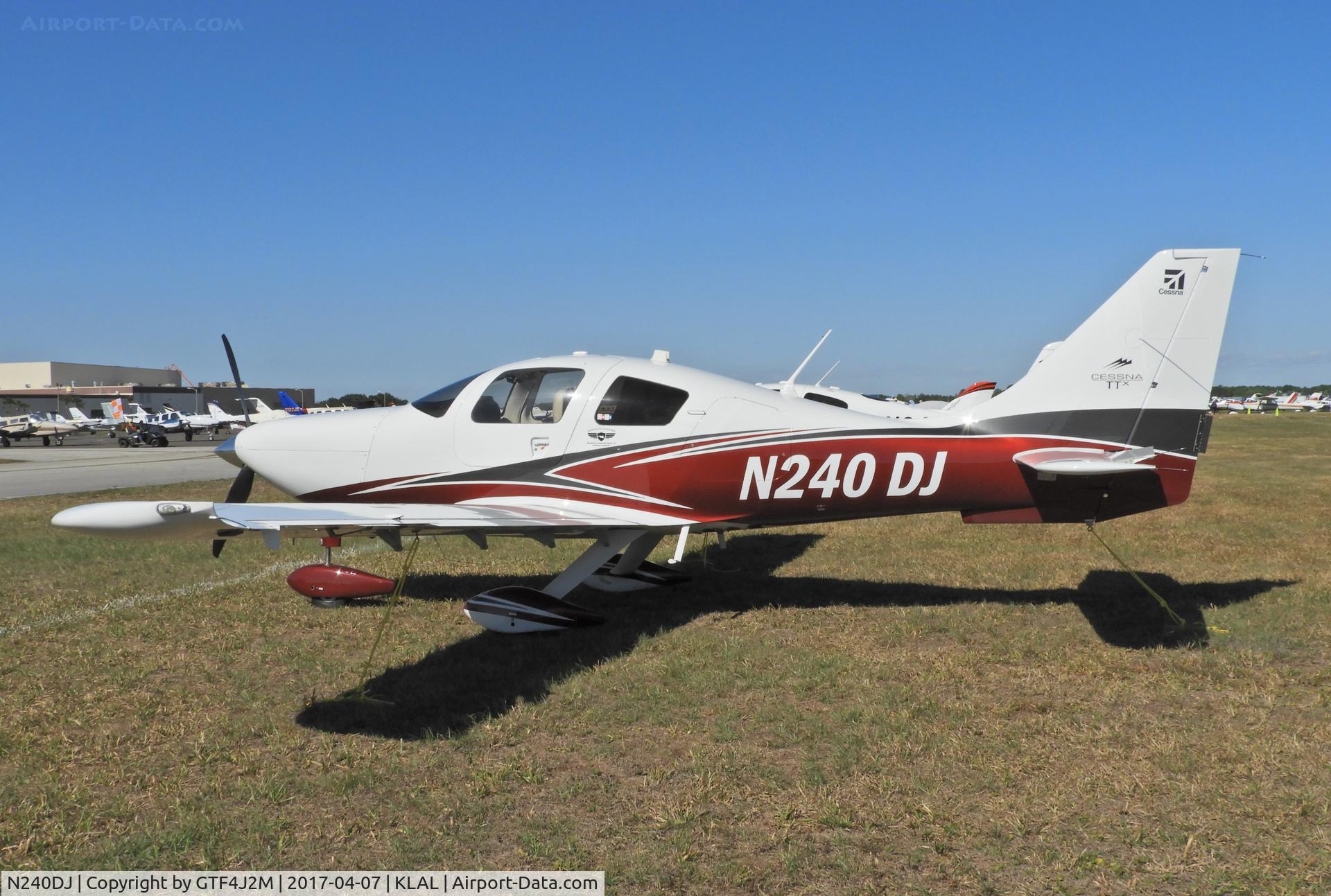 N240DJ, 2013 Cessna T240 Corvalis TTx C/N T24002021, N240DJ  at Sun 'n Fun, Lakeland 7.4.17