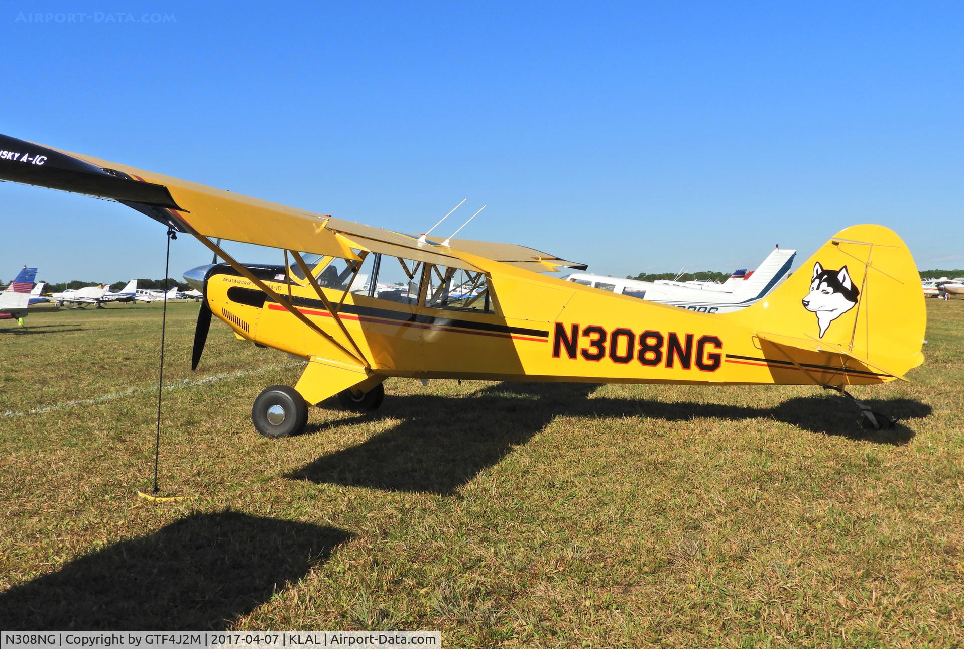 N308NG, 2014 Aviat A-1C-180 Husky Husky C/N 3220, N308NG  at Sun 'n Fun, Lakeland 7.4.17