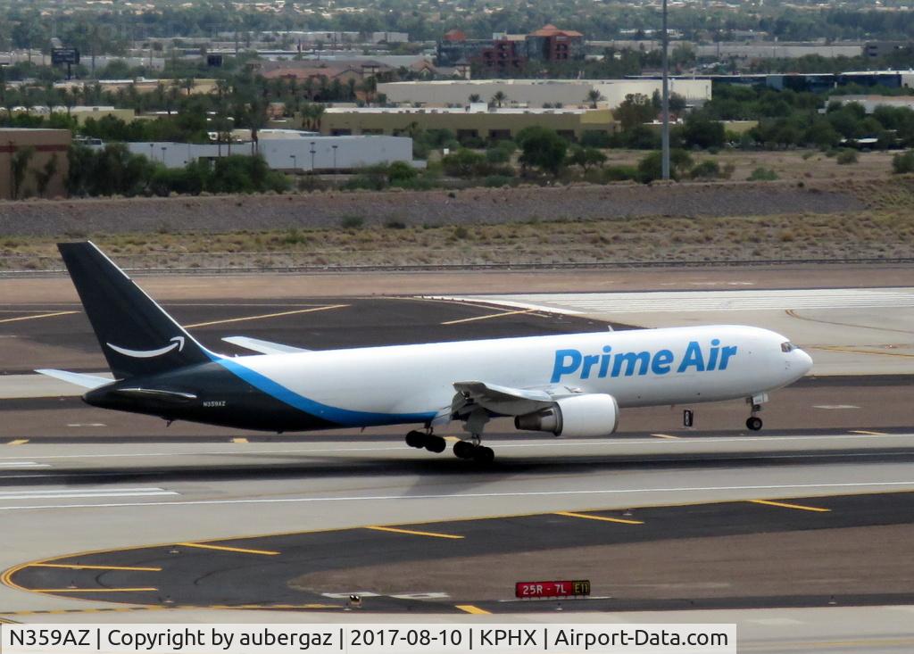 N359AZ, 1988 Boeing 767-323/ER C/N 24036, PHX arrival runway 25L