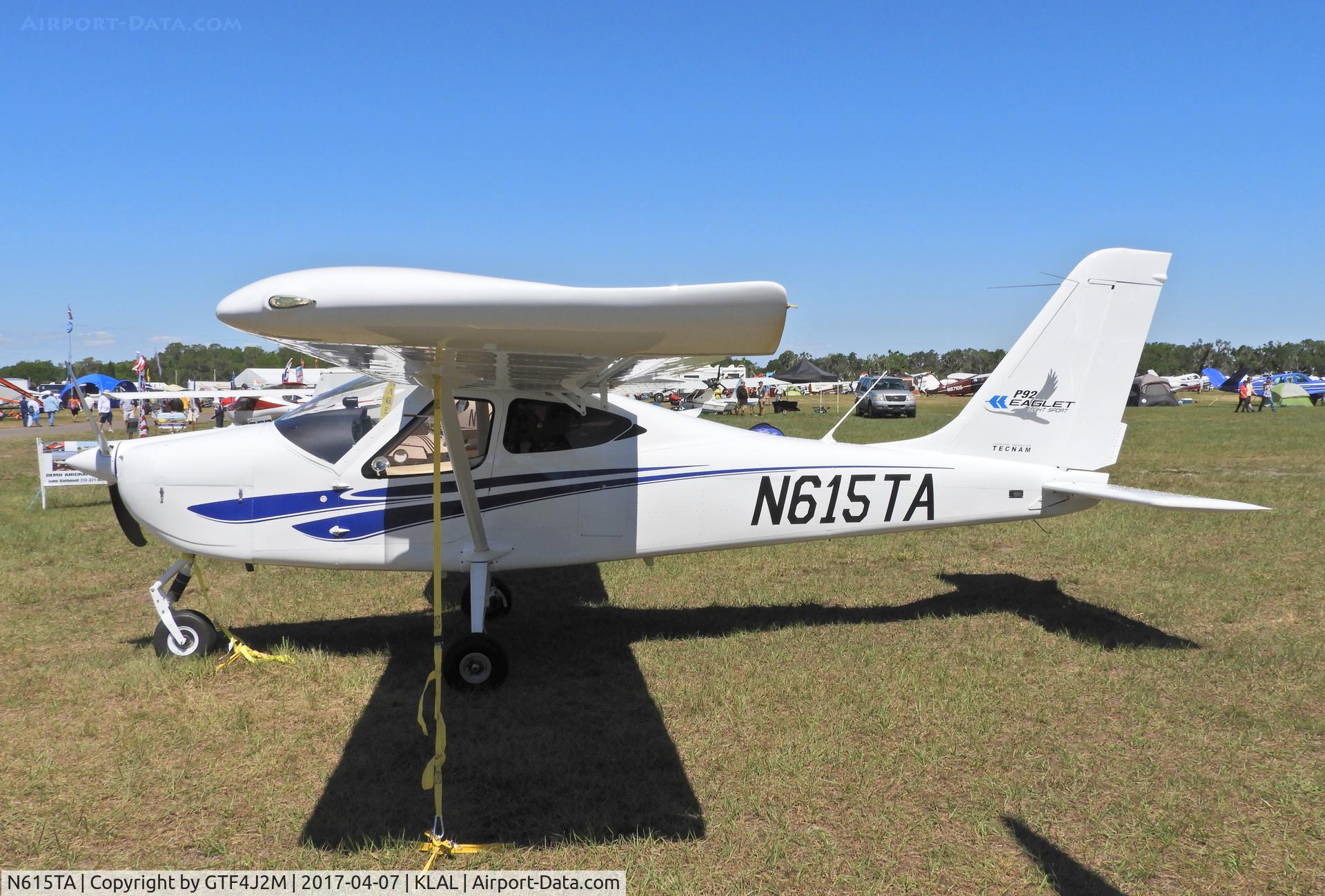 N615TA, 2014 Tecnam P-92 Eaglet C/N 1515, N615TA  at Sun 'n Fun, Lakeland 7.4.17