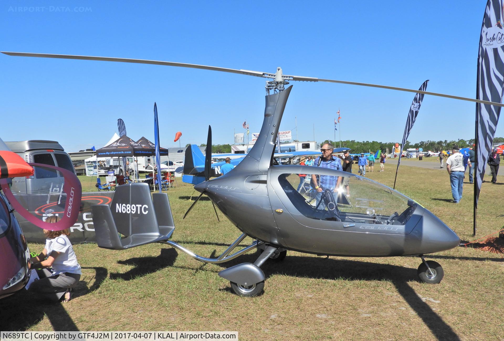 N689TC, 2017 AutoGyro Calidus C/N C00482, N689TC  at Sun 'n Fun, Lakeland 7.4.17
