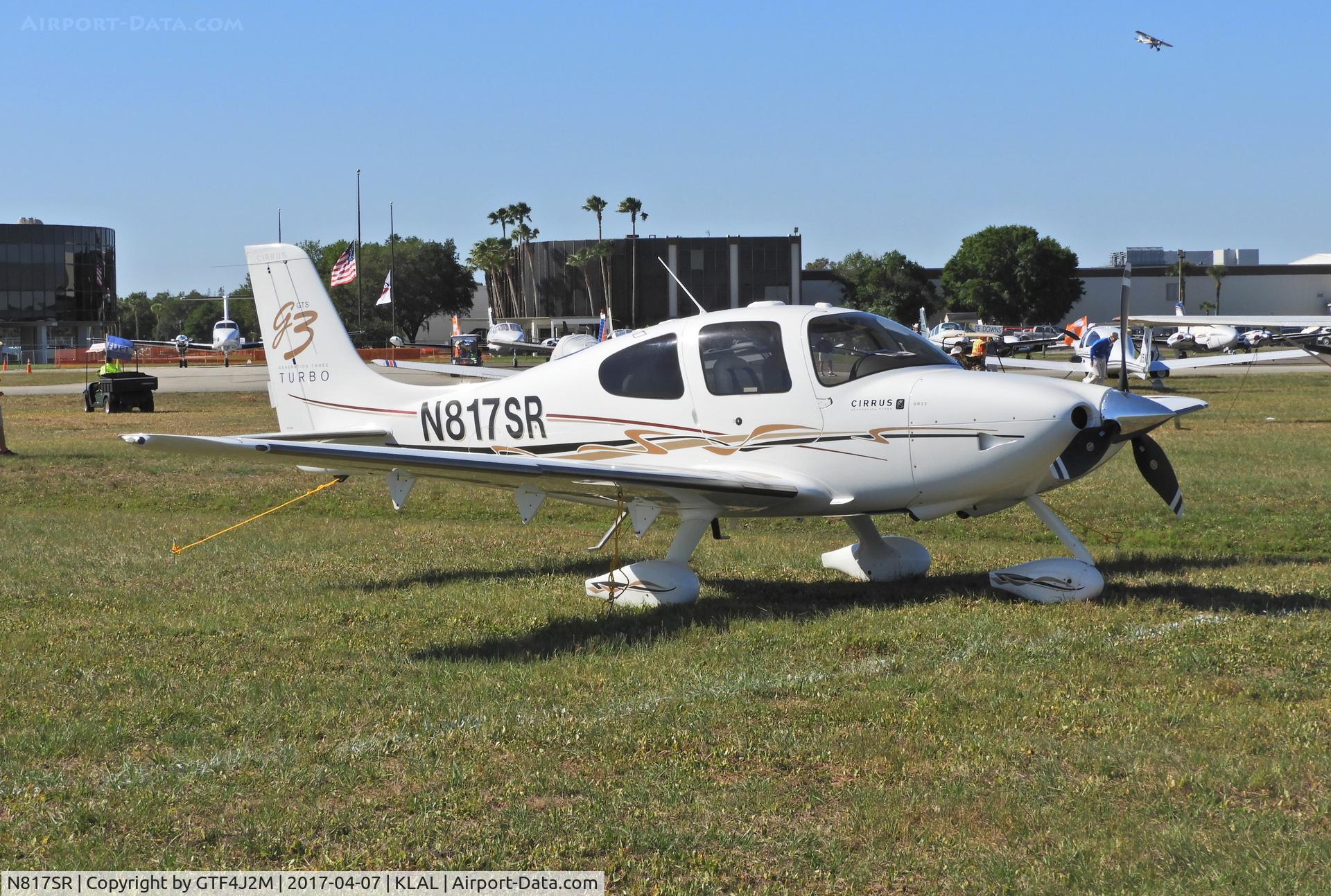 N817SR, 2007 Cirrus SR22 C/N 2514, N817SR  at Sun 'n Fun, Lakeland 7.4.17