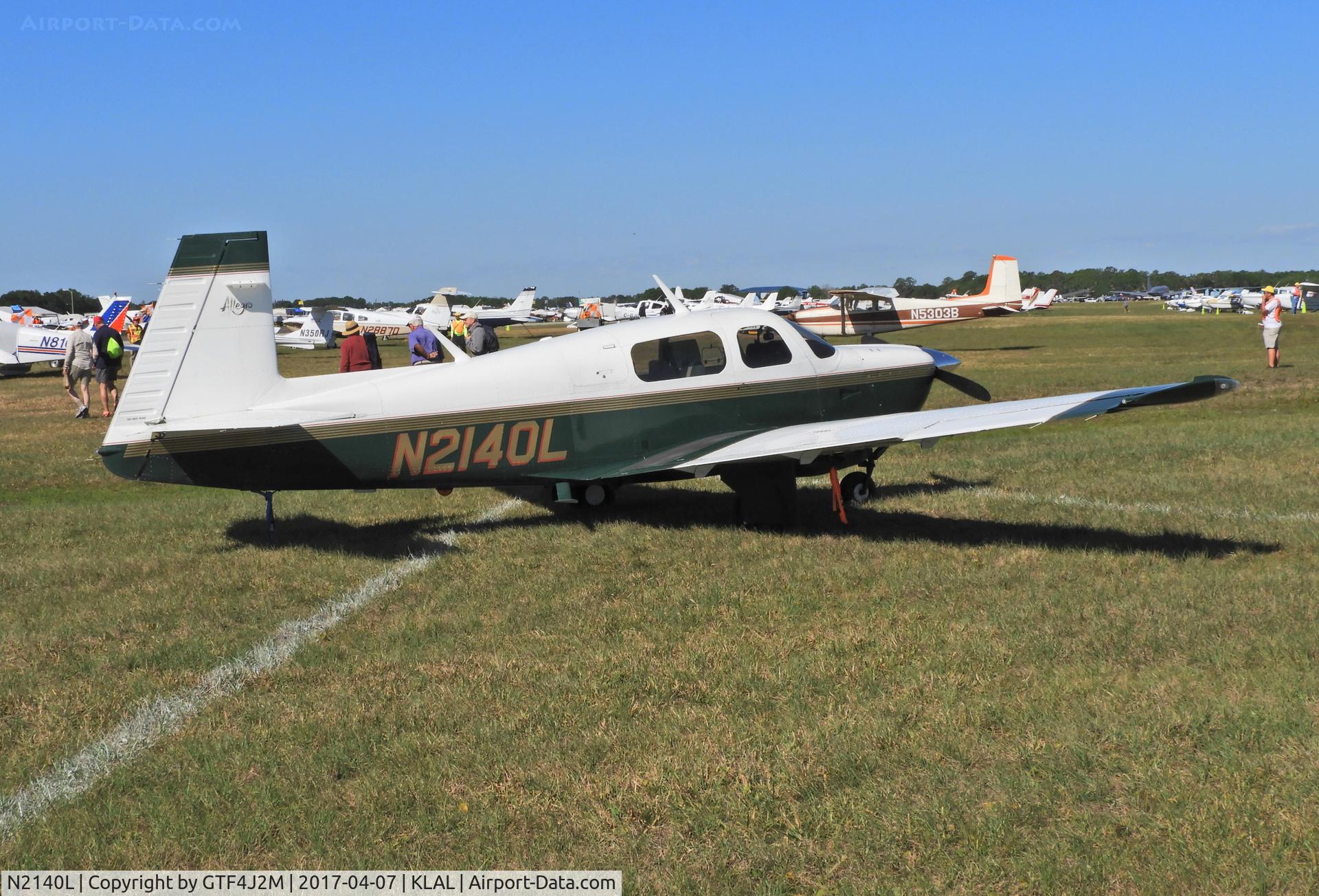 N2140L, 1998 Mooney M20J 201 C/N 24-3425, N2140L  at Sun 'n Fun, Lakeland 7.4.17