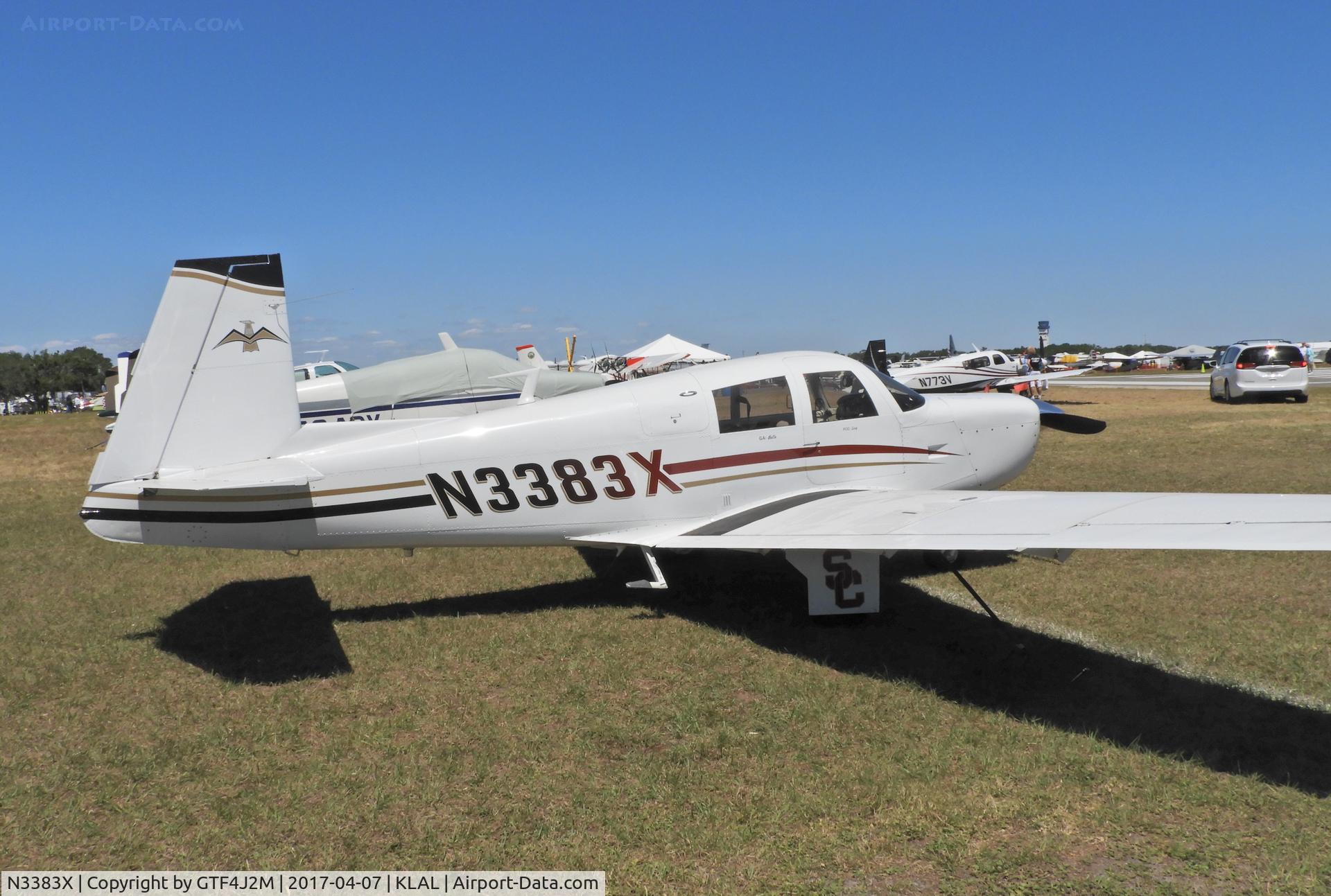 N3383X, 1966 Mooney M20E C/N 1096, N3383X  at Sun 'n Fun, Lakeland 7.4.17